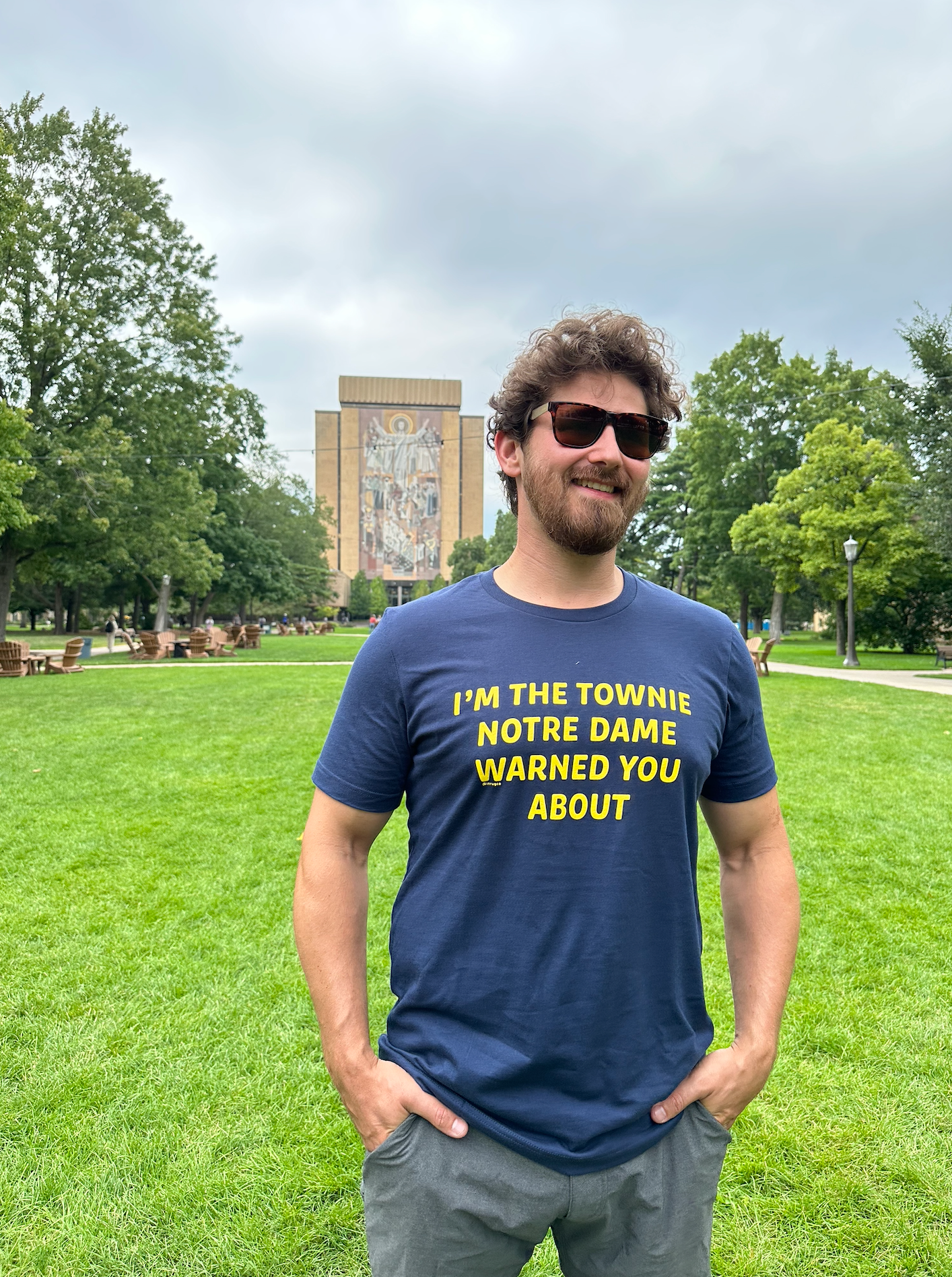 I'm the townie Notre dame warned you about shirt