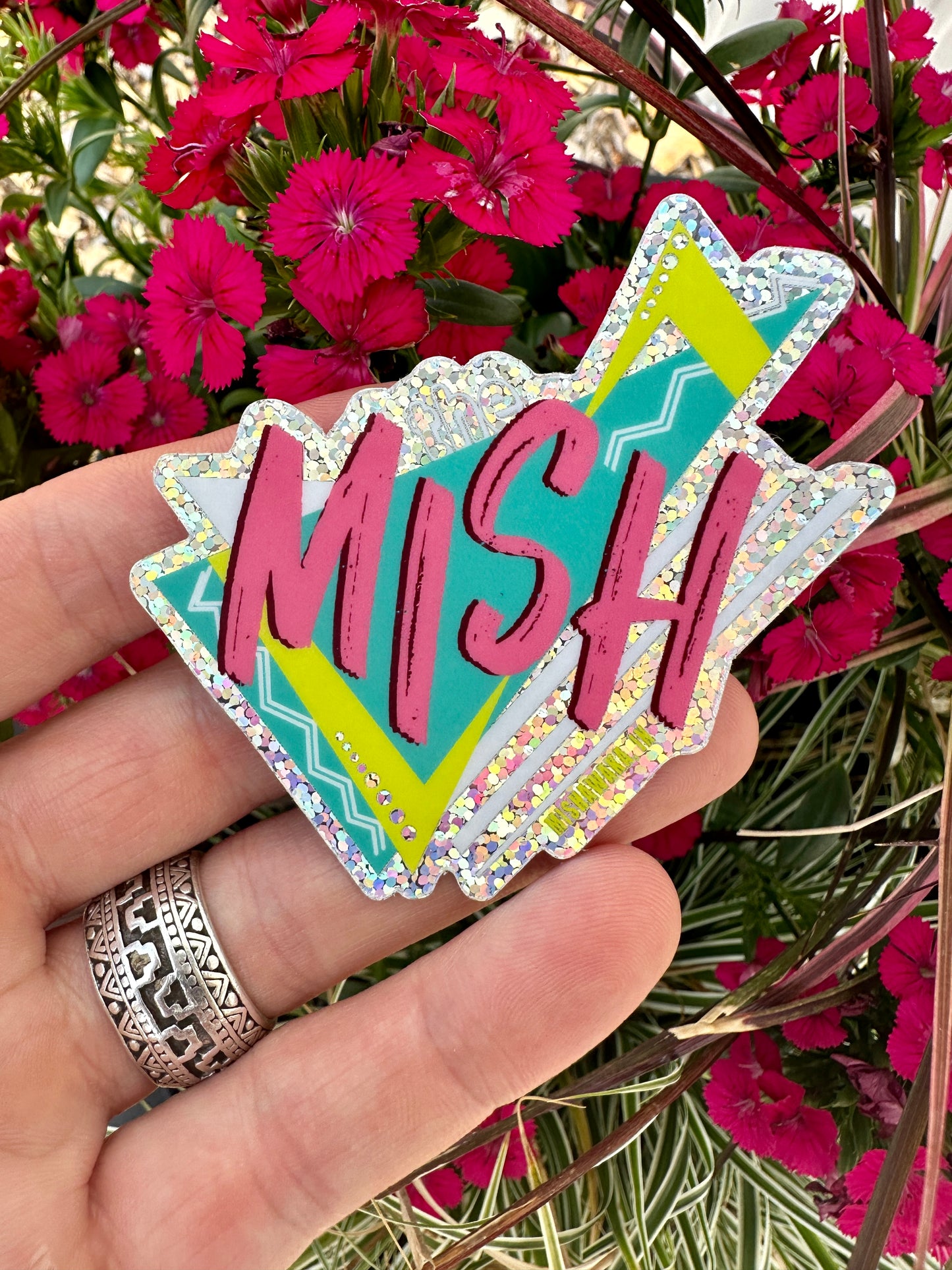 retro mish mishawaka sticker