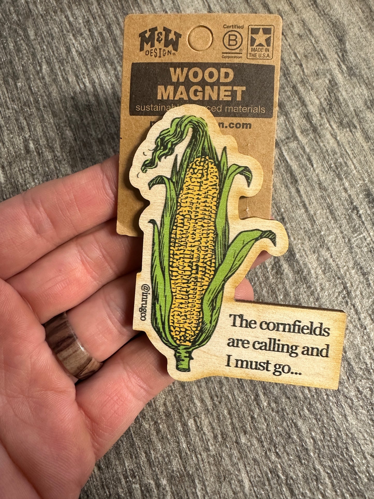 the cornfields are calling magnet