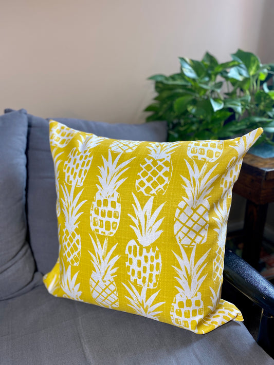 20" Pineapples Pillow Covers - InRugCo Studio & Gift Shop