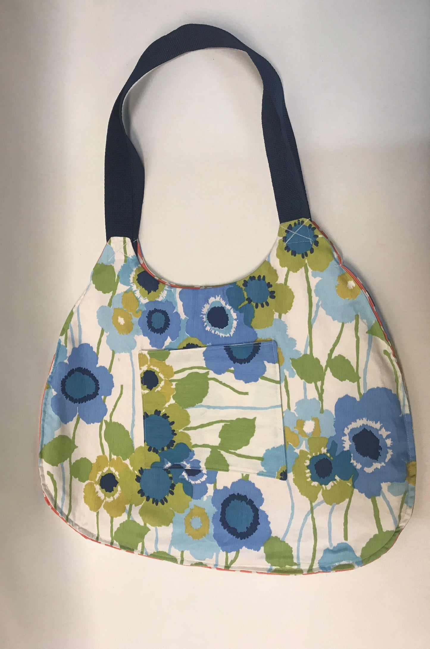 Orange & White Market Bag - InRugCo Studio & Gift Shop