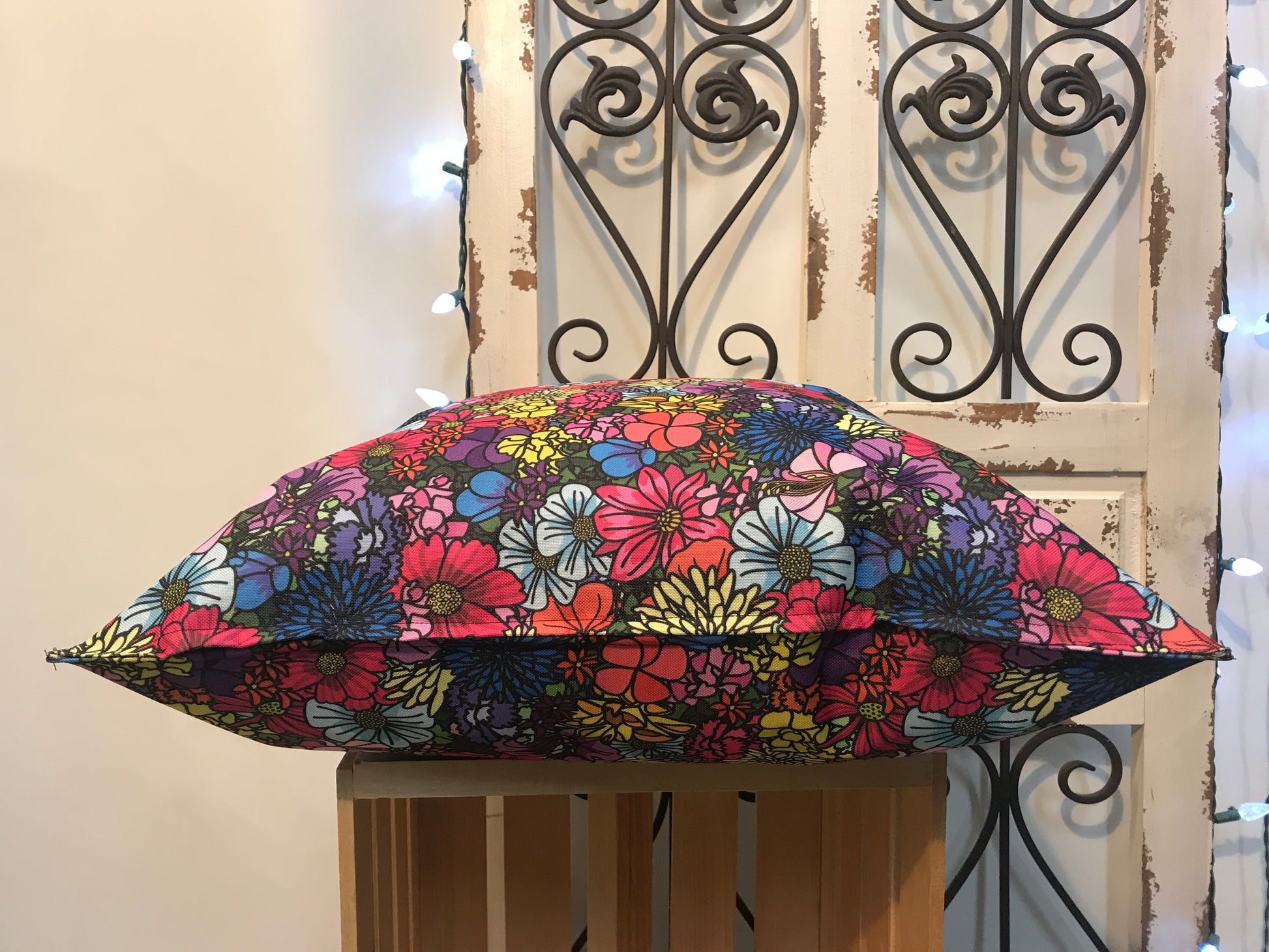 20" Wildflower Multi-Color Pillow Cover - InRugCo Studio & Gift Shop