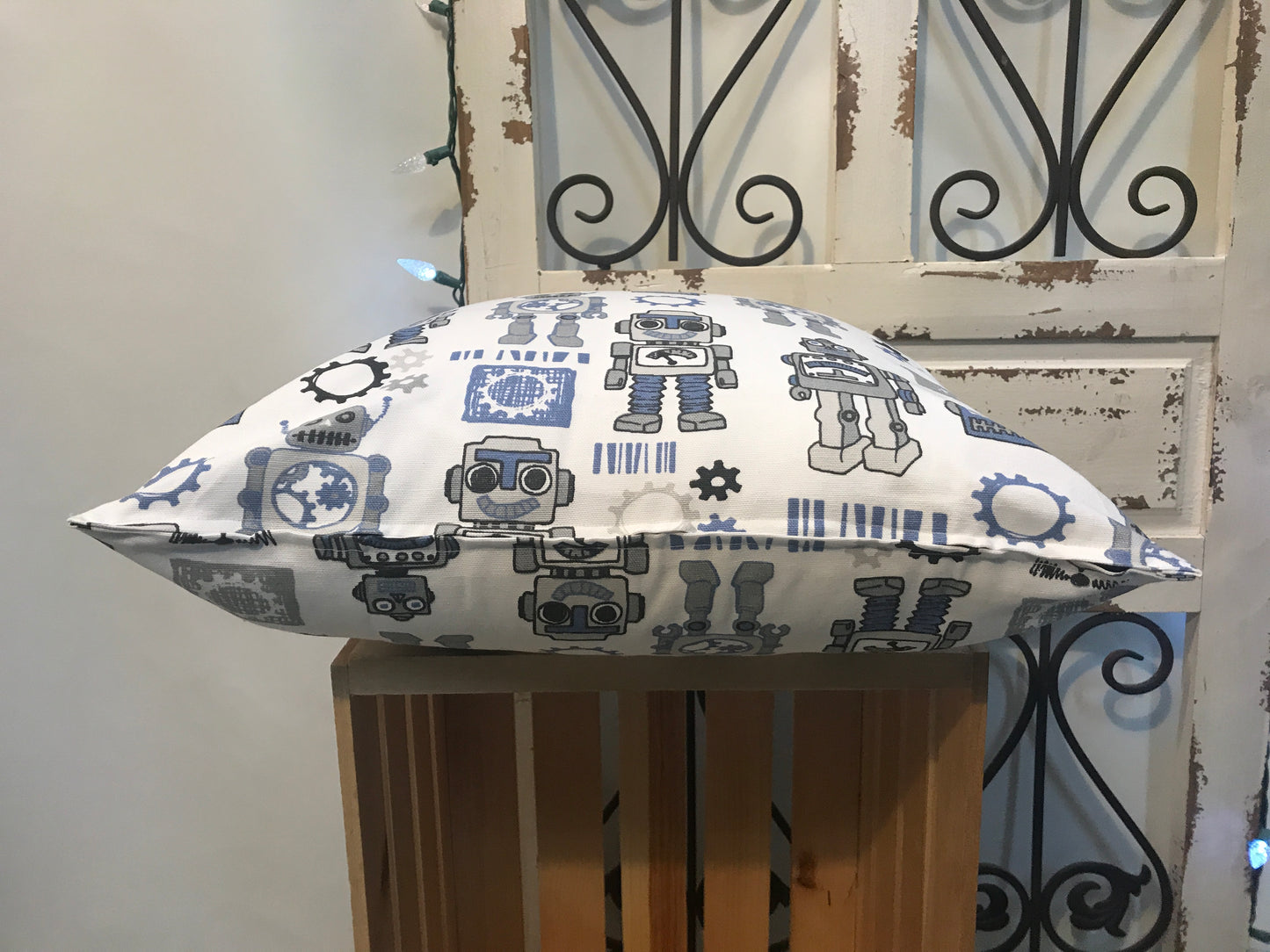 18" Robot Gear Pillow Covers - InRugCo Studio & Gift Shop