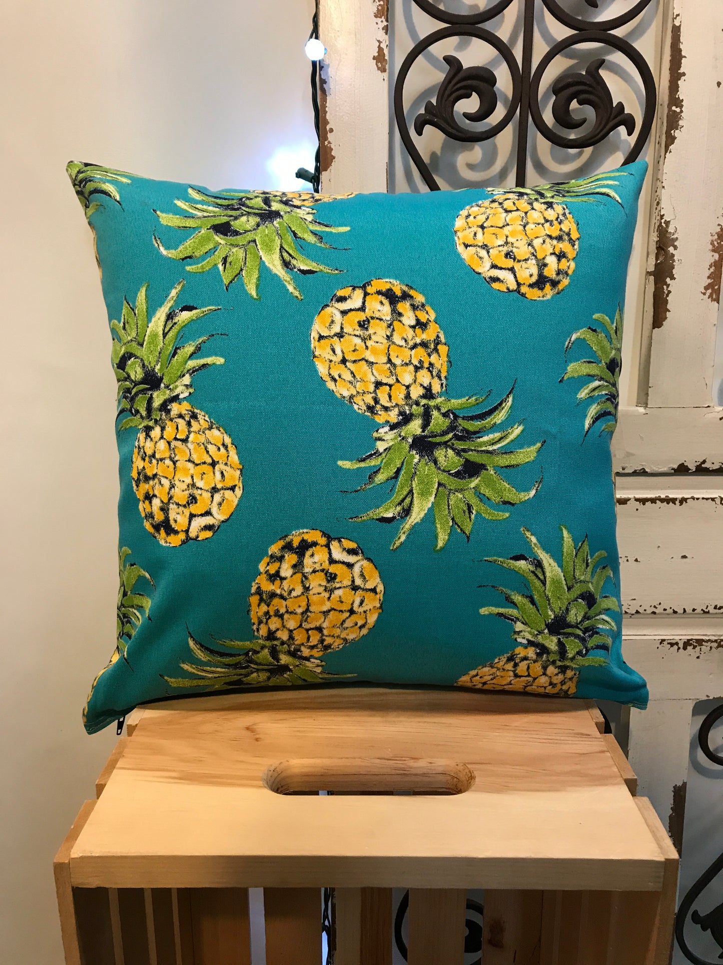 18" Pineapple Pillow Covers - InRugCo Studio & Gift Shop