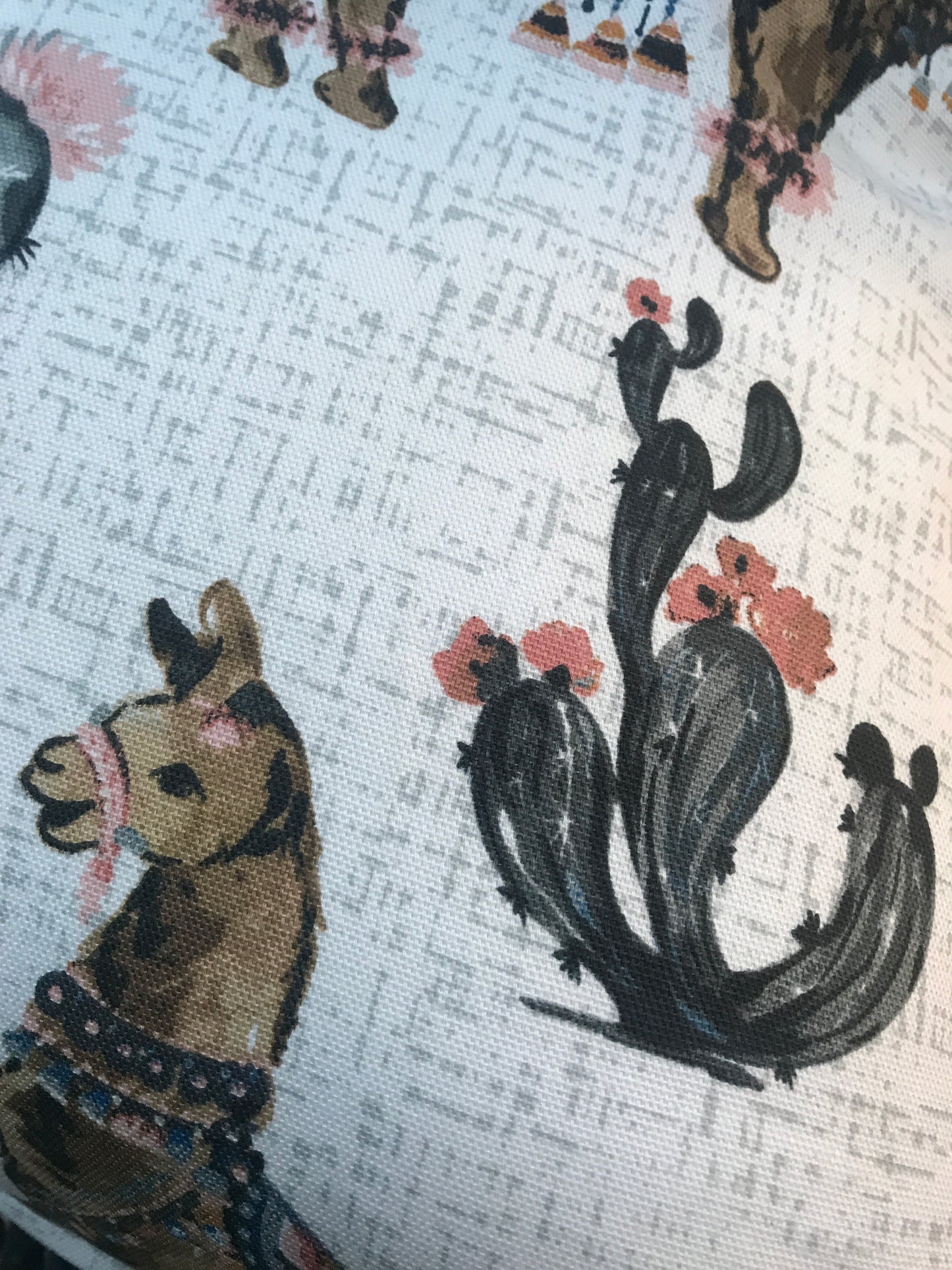20" Llama Pillow - InRugCo Studio & Gift Shop