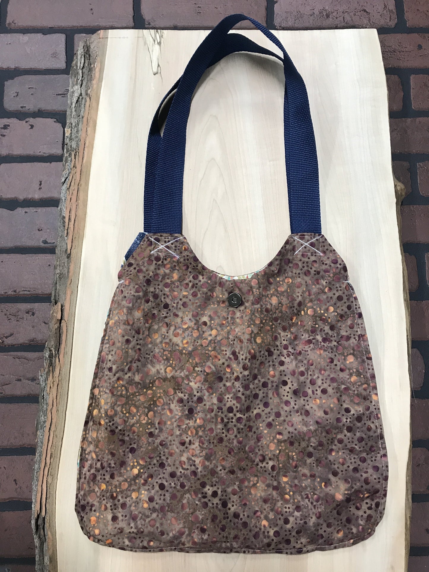 Feather Market Bag w/Snap Closure - InRugCo Studio & Gift Shop