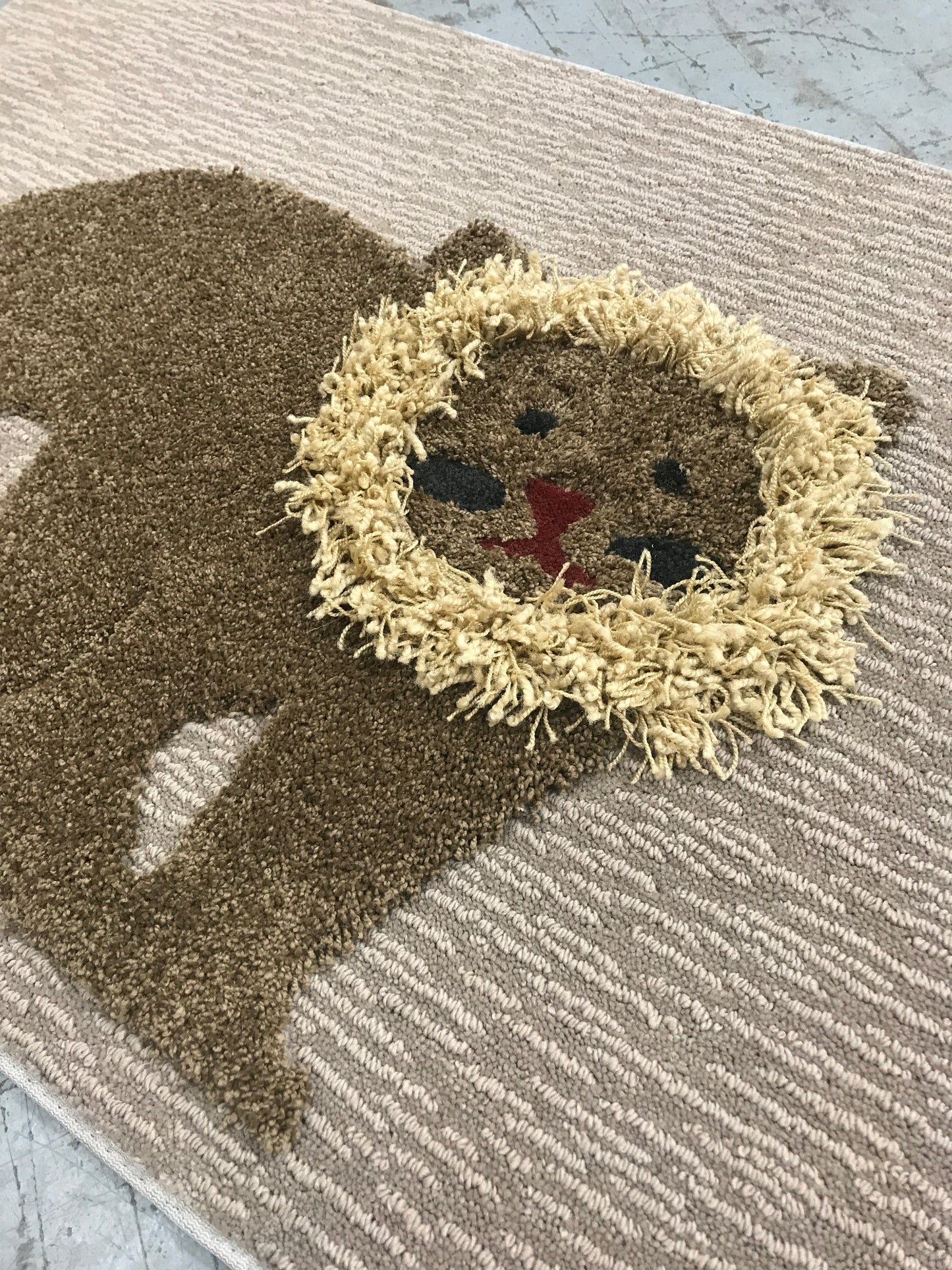 Lion Area Rug - InRugCo Studio & Gift Shop