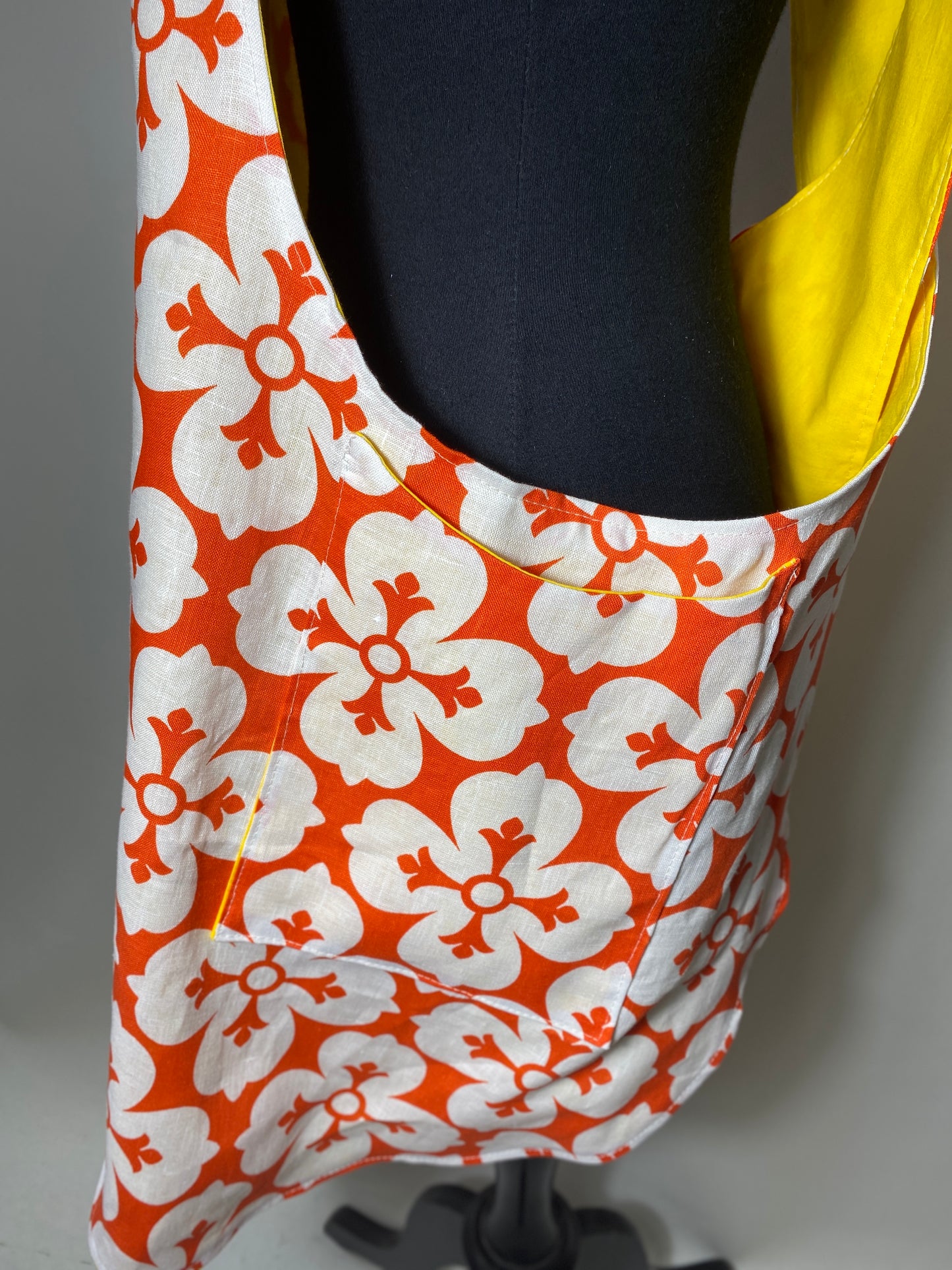 Orange Celtic Apron | Aunt Erma Apron - InRugCo Studio & Gift Shop