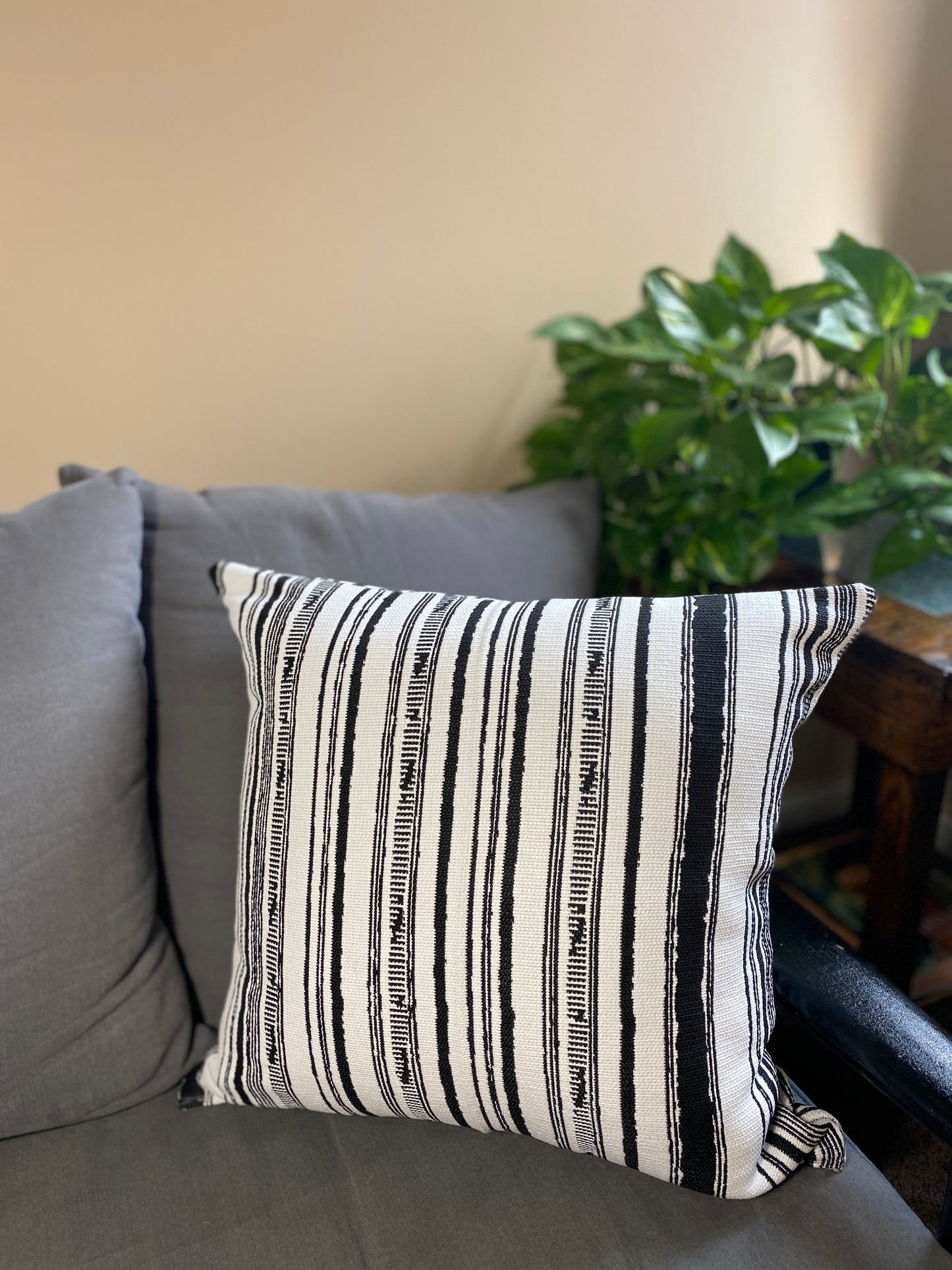 20" Boho Stripes Pillow Covers - InRugCo Studio & Gift Shop
