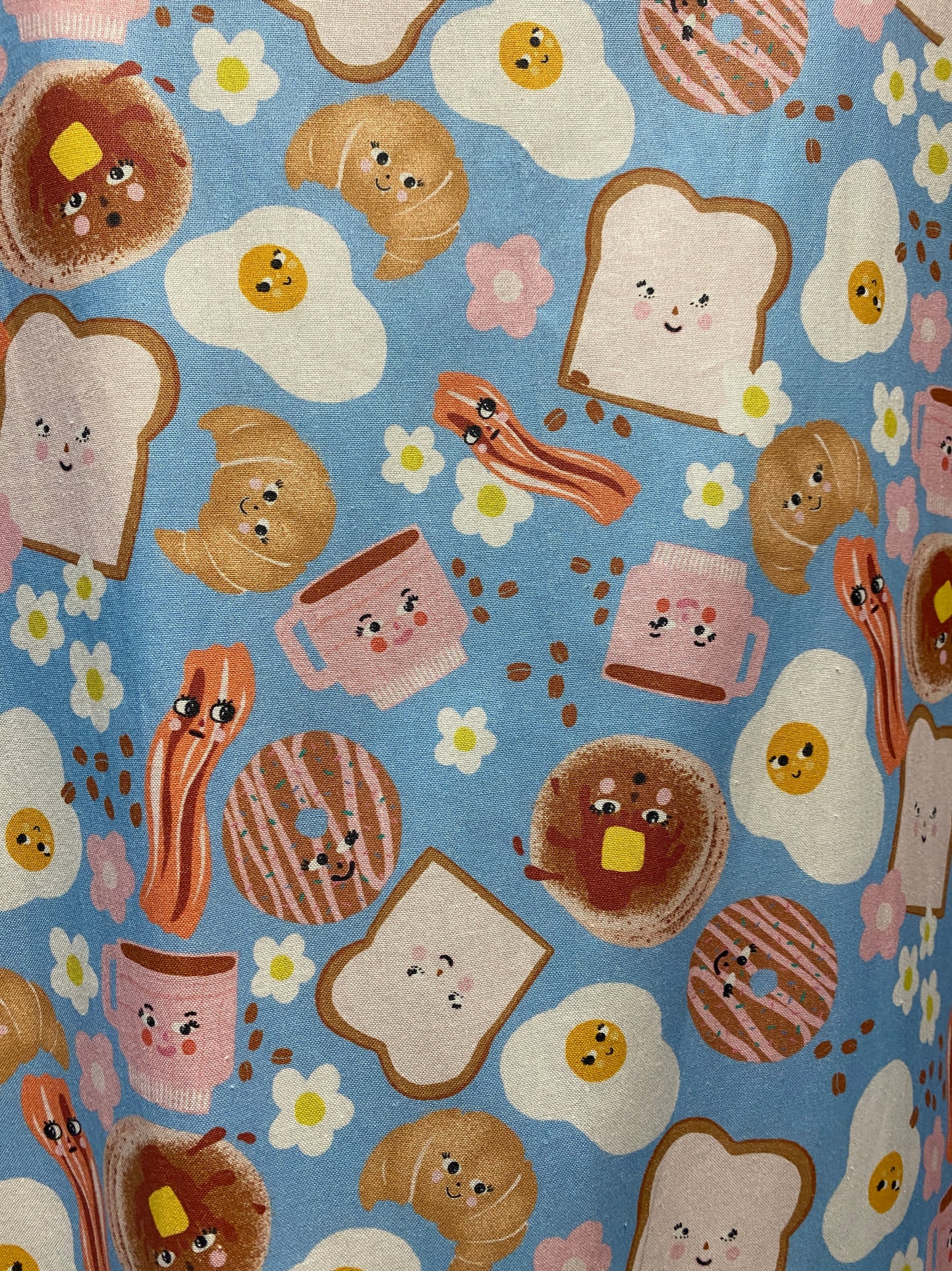 breakfast smilies fabric inrugco