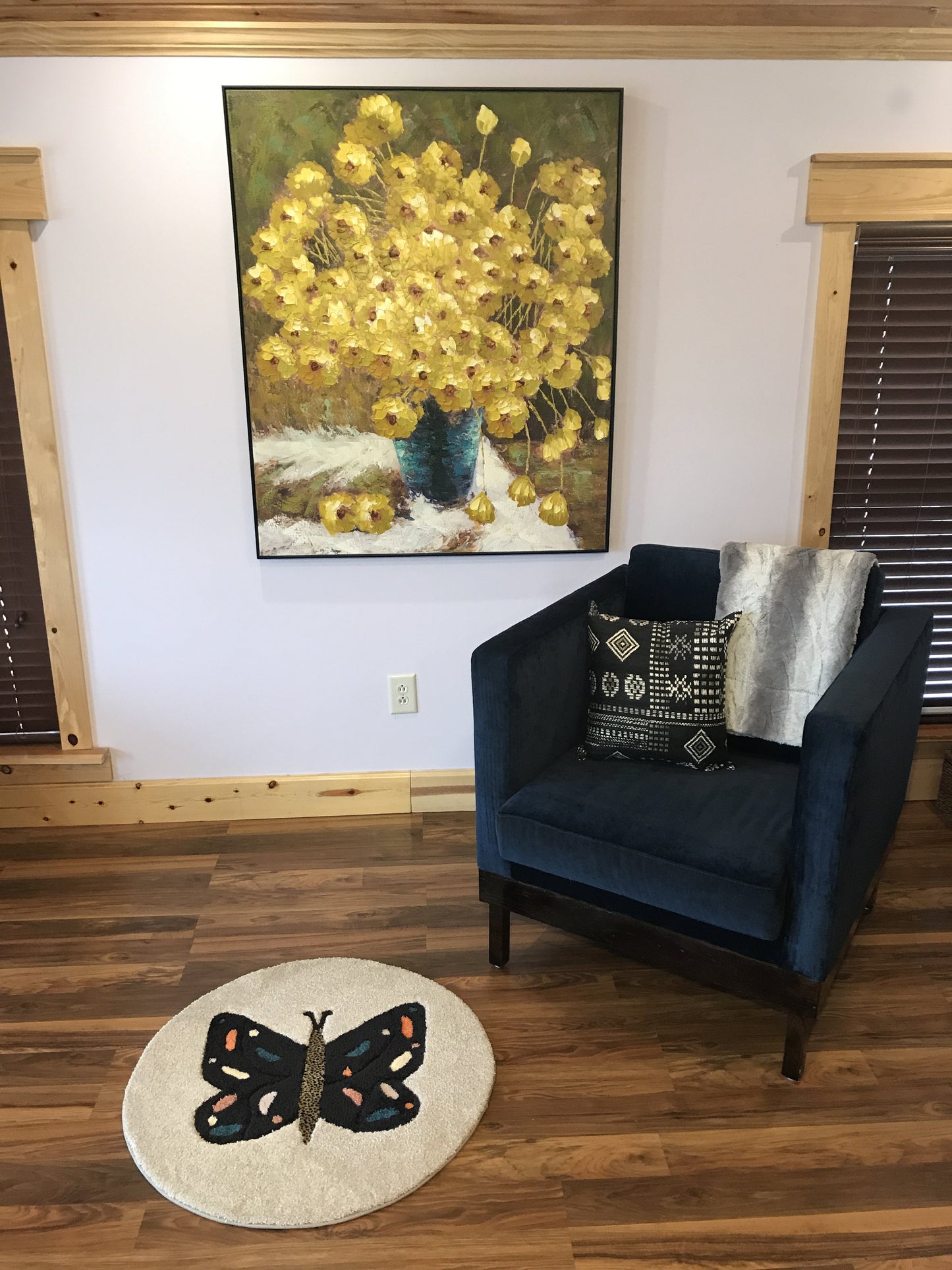 Butterfly Area Rug - InRugCo Studio & Gift Shop