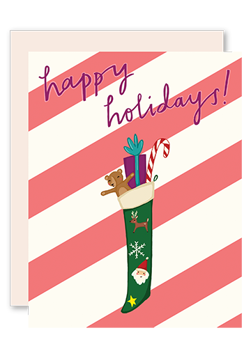 christmas stocking pencil joy