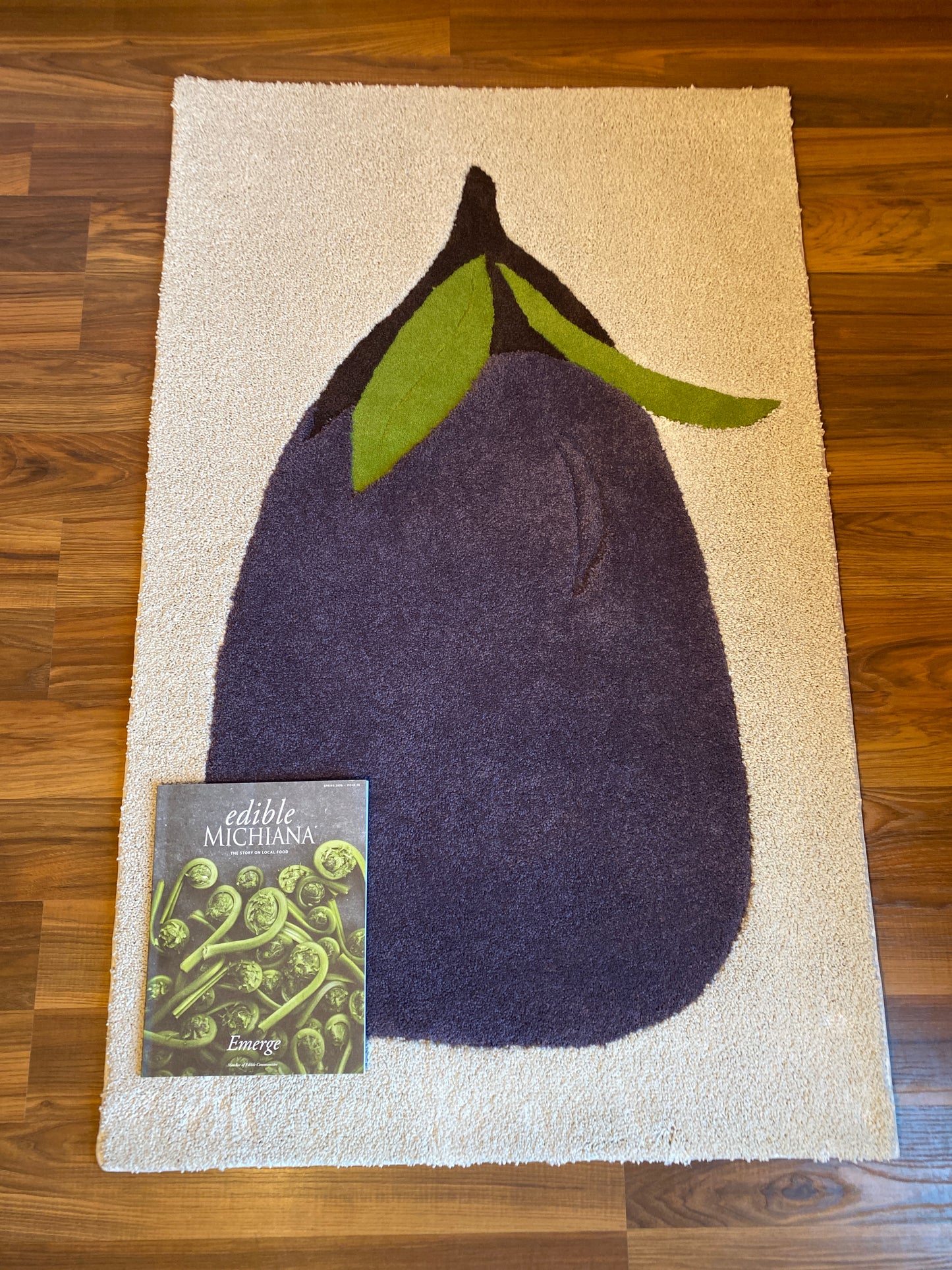 Eggplant Area Rug - InRugCo Studio & Gift Shop