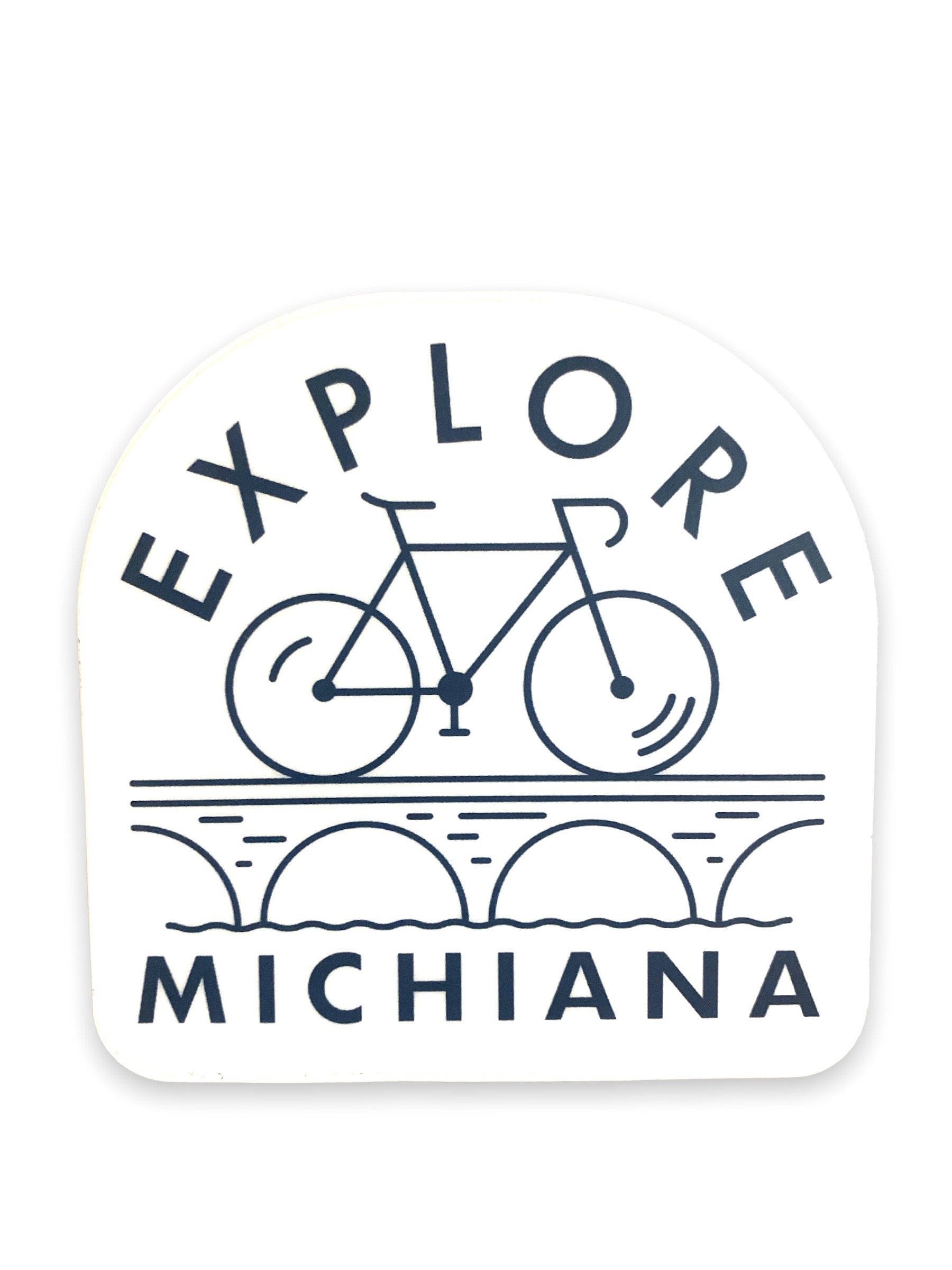 explore michiana sticker inrugco