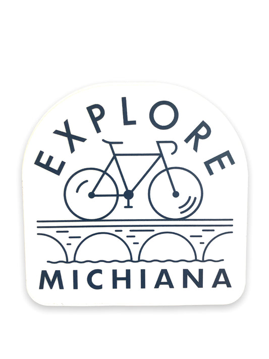 explore michiana sticker inrugco