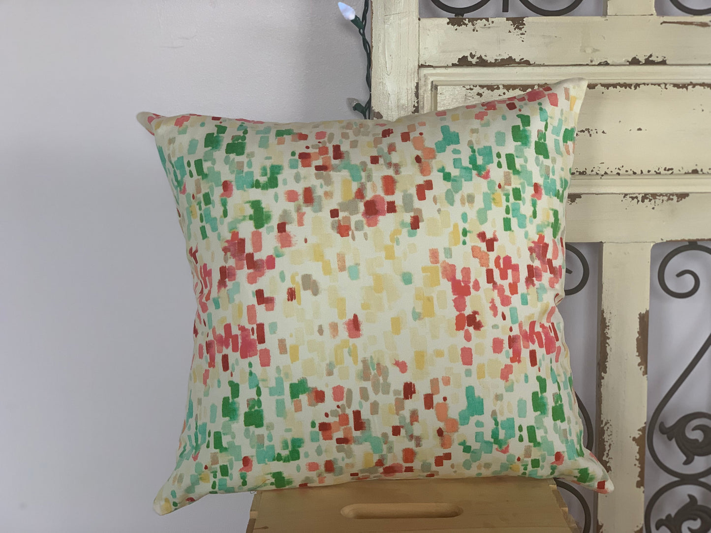 20" Abstract Vibrant Multi-colored PIllow Covers - InRugCo Studio & Gift Shop