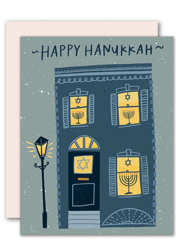Hanukkah townhouse pencil joy