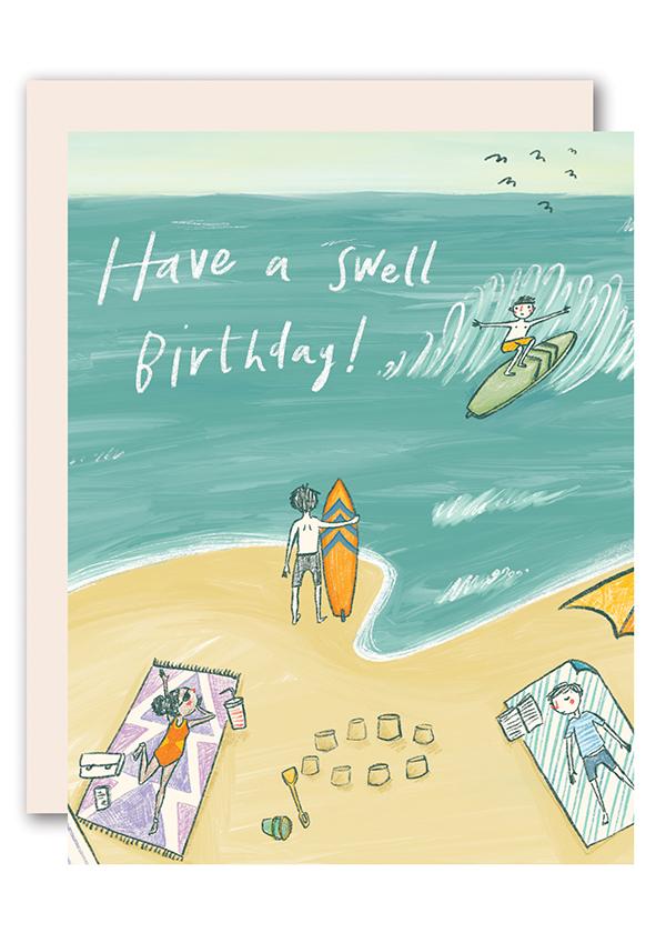 have a swell birthday pencil joy