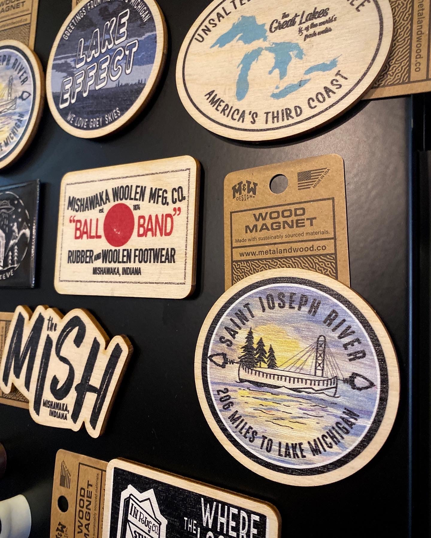 Lake Effect, We Love Grey Skies Magnet