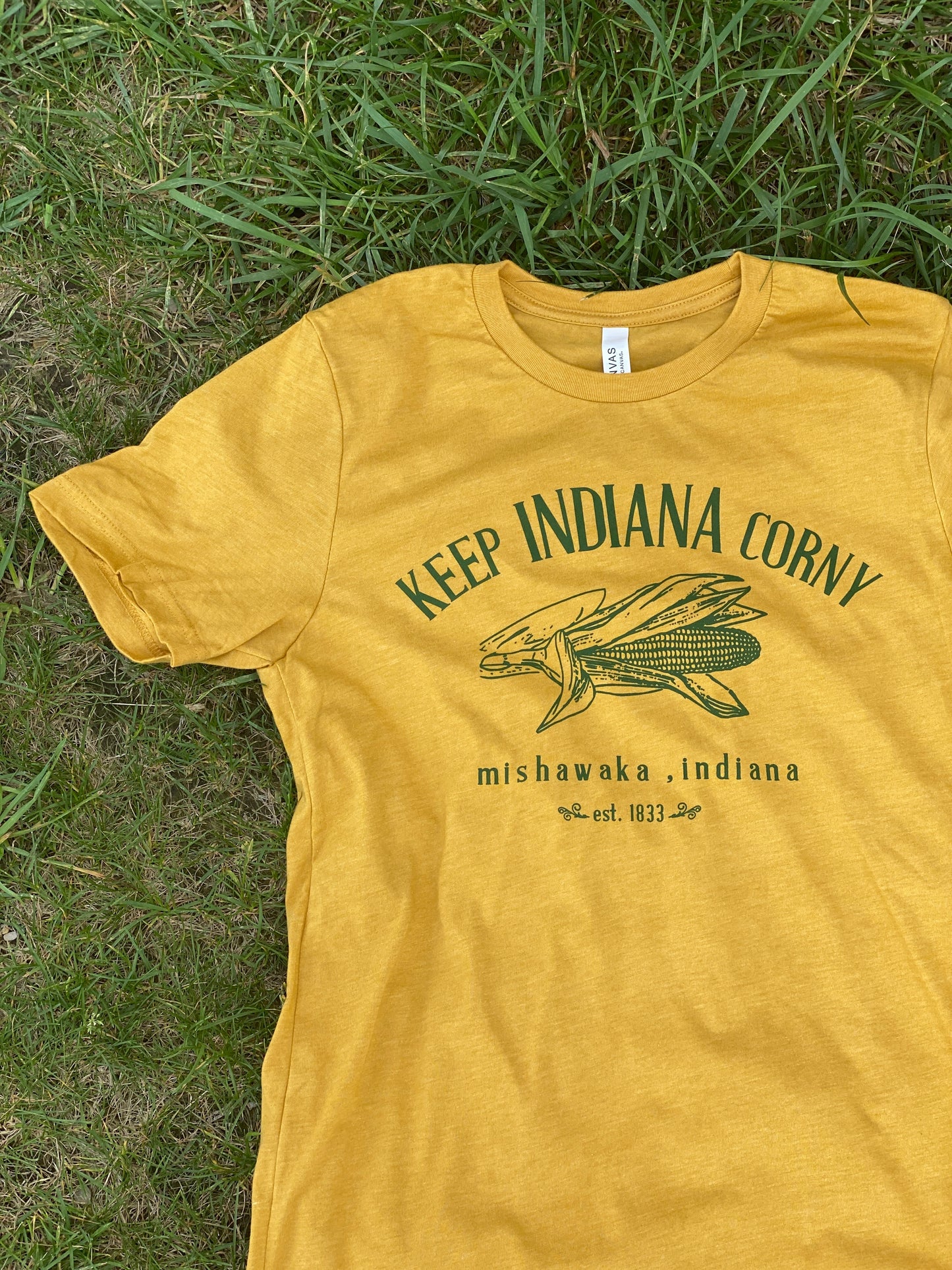 keep indiana corny yellow inrugco shirt