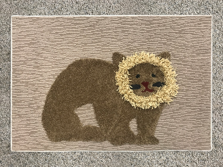 Lion Area Rug - InRugCo Studio & Gift Shop