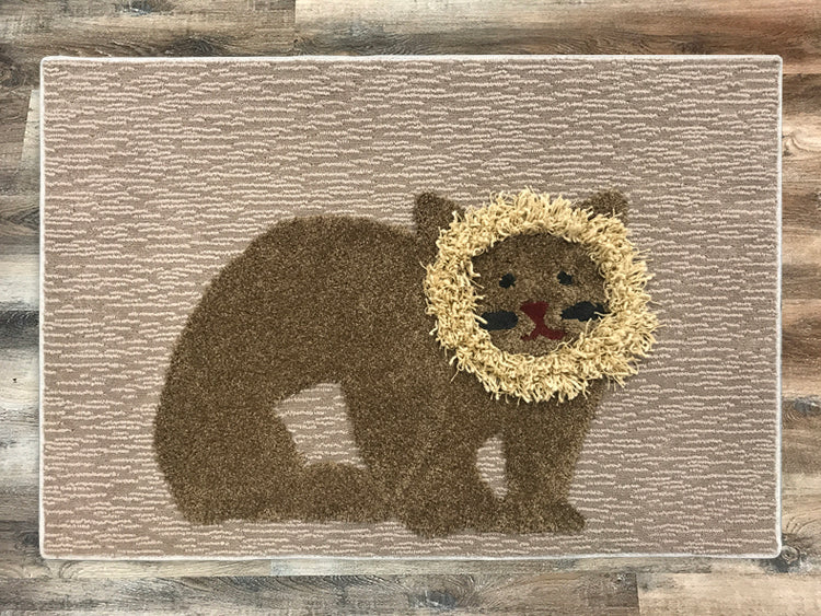 Lion Area Rug - InRugCo Studio & Gift Shop