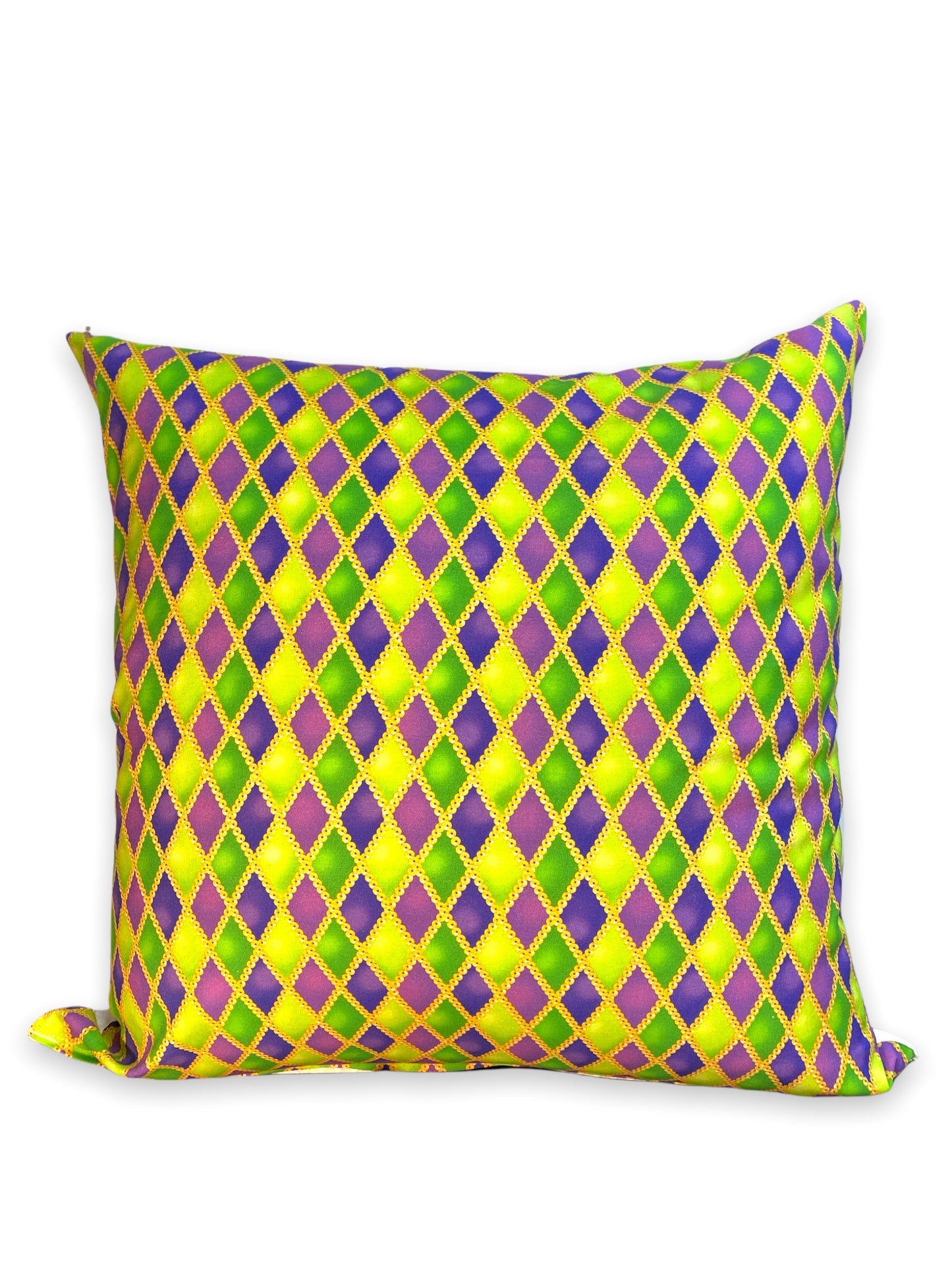 mardi gras pillow 18x18