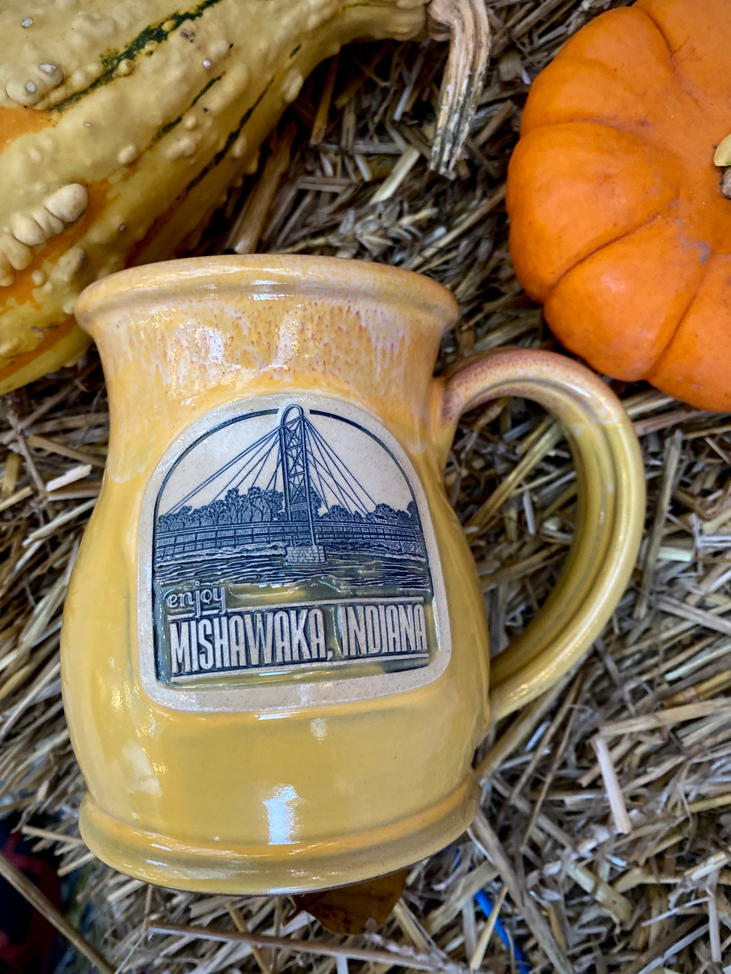 Mishawaka indiana coffee mug goldenrod