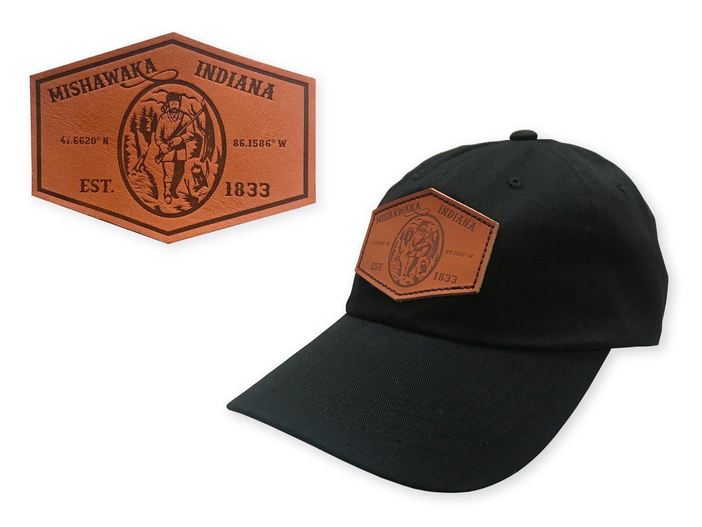 Mishawaka Indiana Hat Fur Trapper Black - InRugCo Studio & Gift Shop