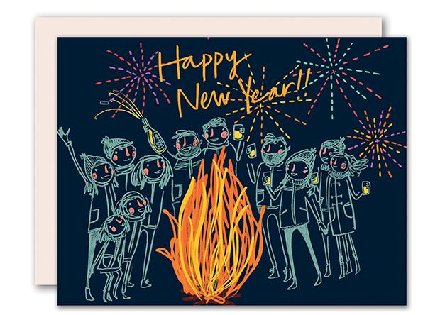 New Years fire pencil joy