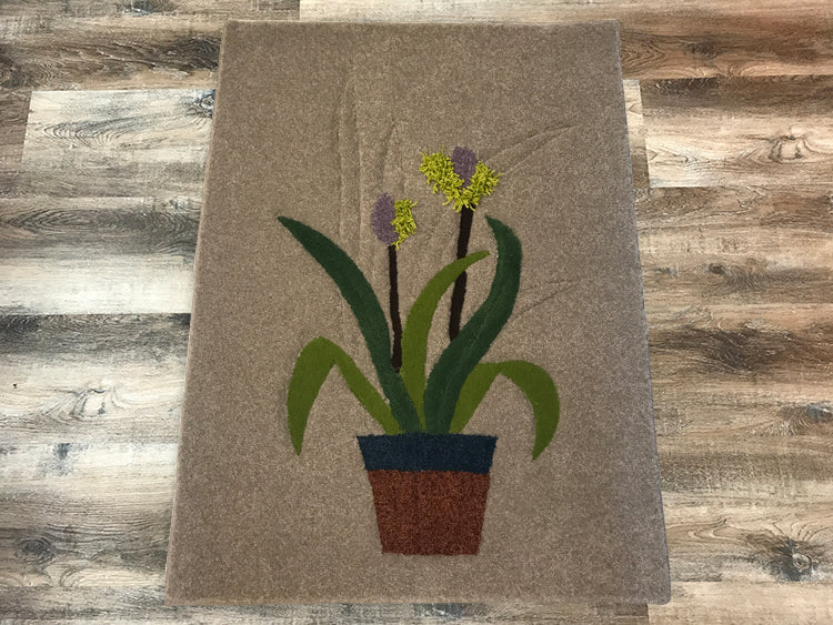 Floral Area Rug - InRugCo Studio & Gift Shop