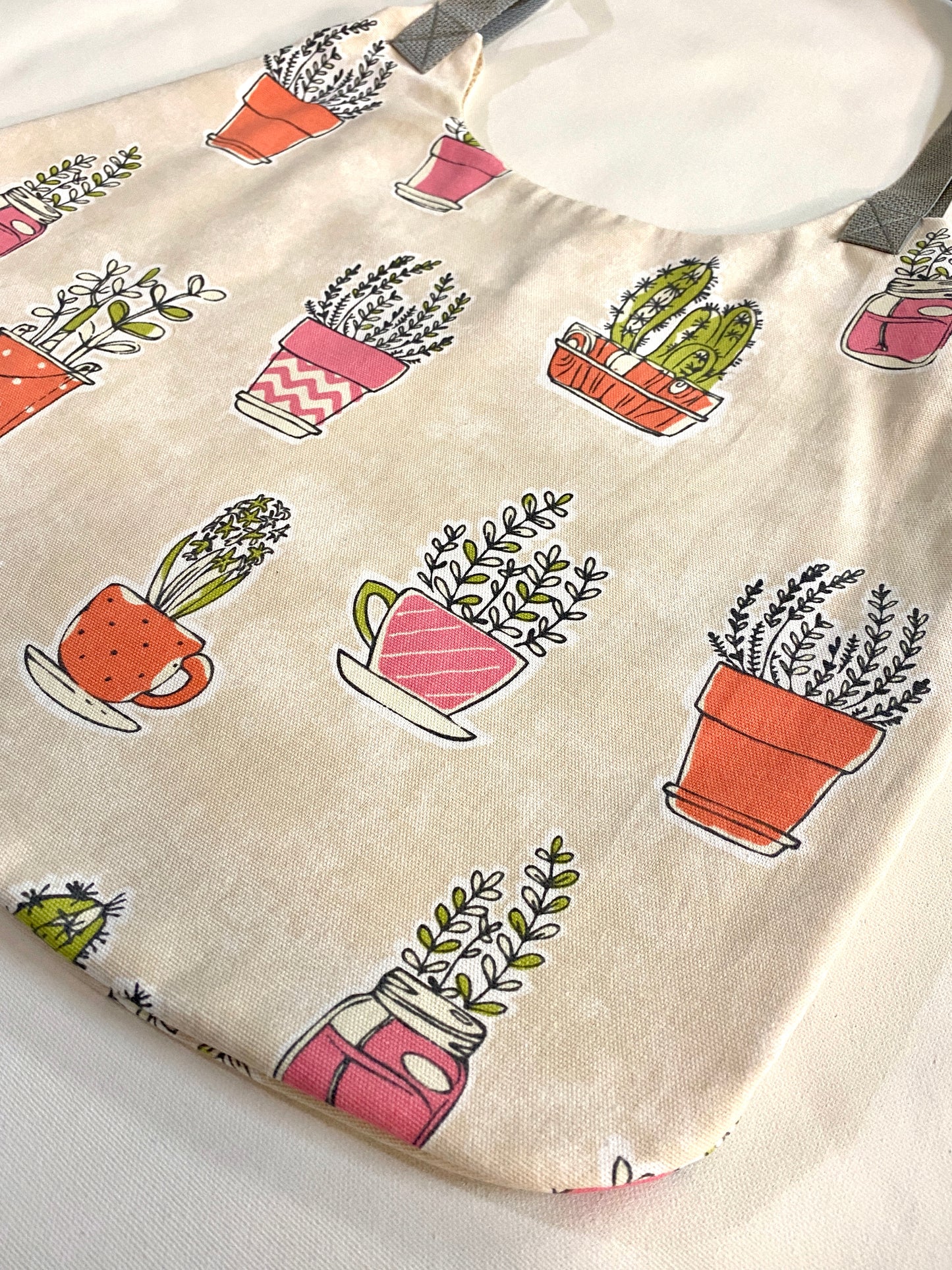 Plants & Funky Planters Market Bag - InRugCo Studio & Gift Shop