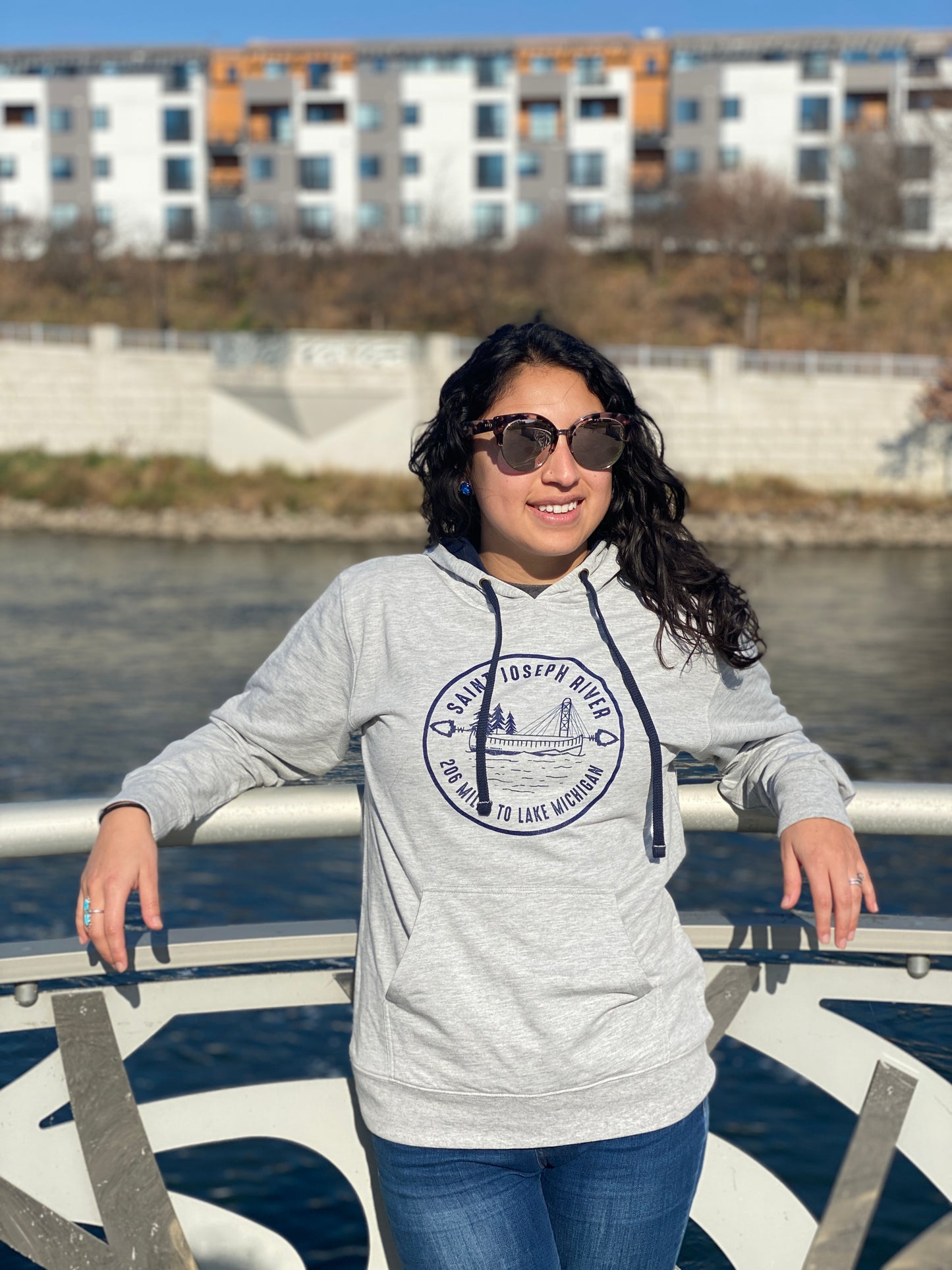 Saint Joseph River hoody womans