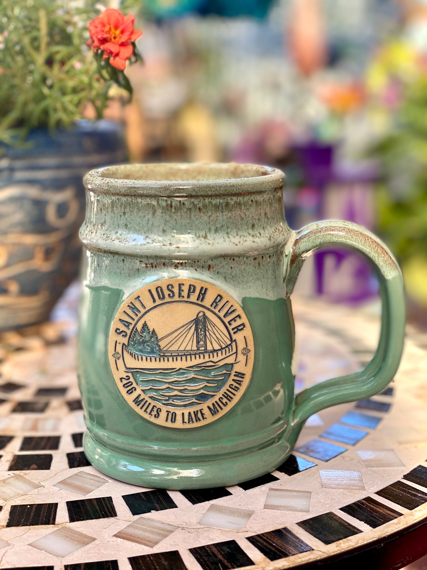 seafood green sjr mug