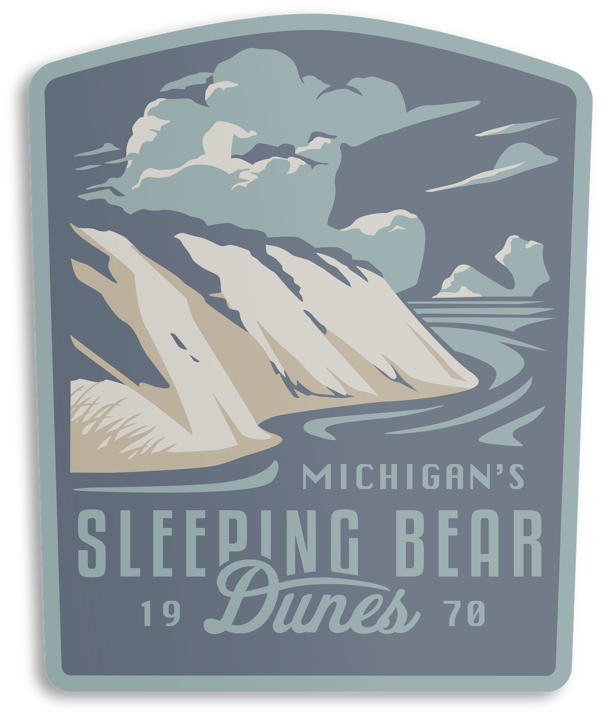 sleeping bear dunes sticker
