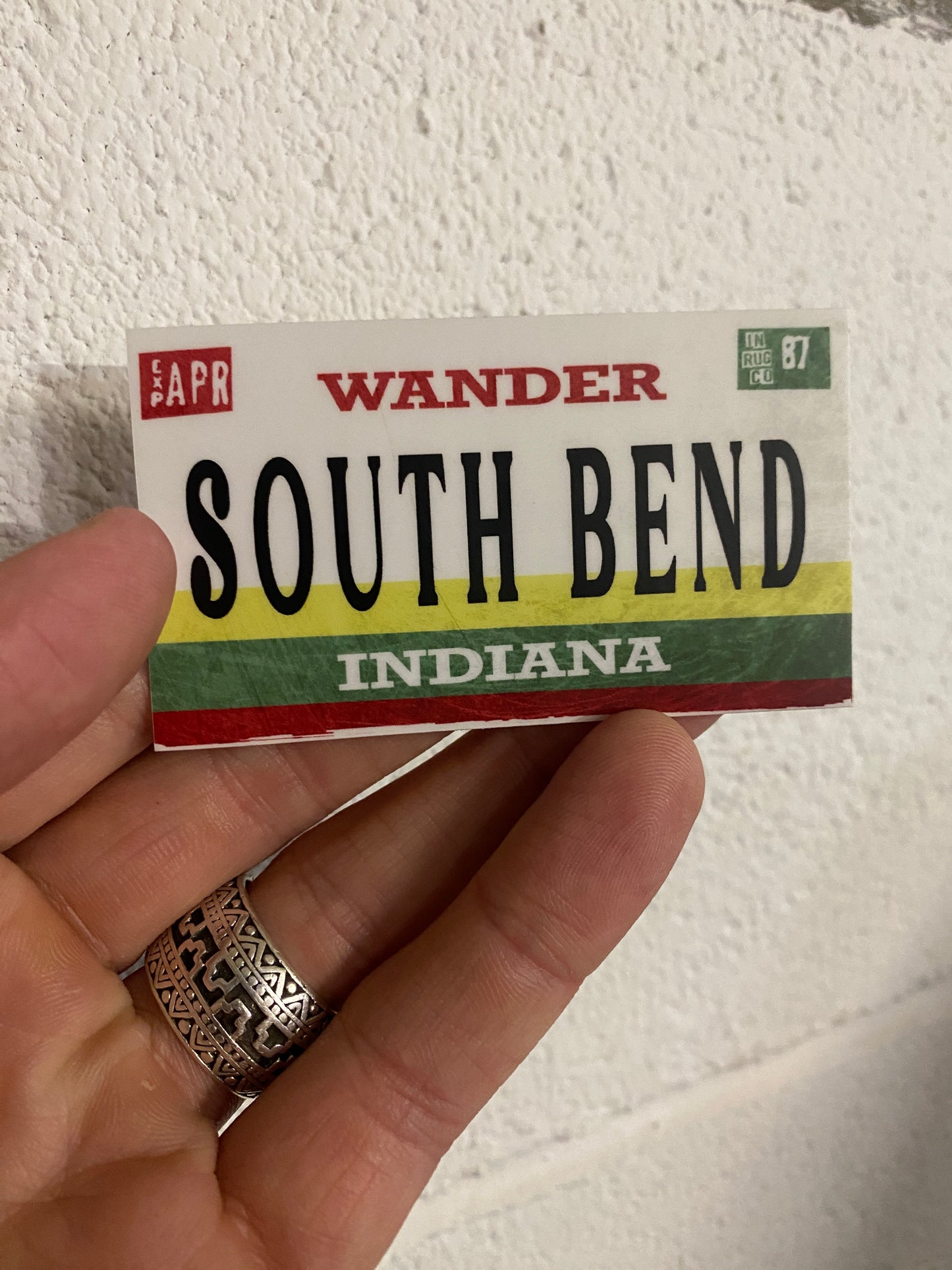 south bend indiana sticker