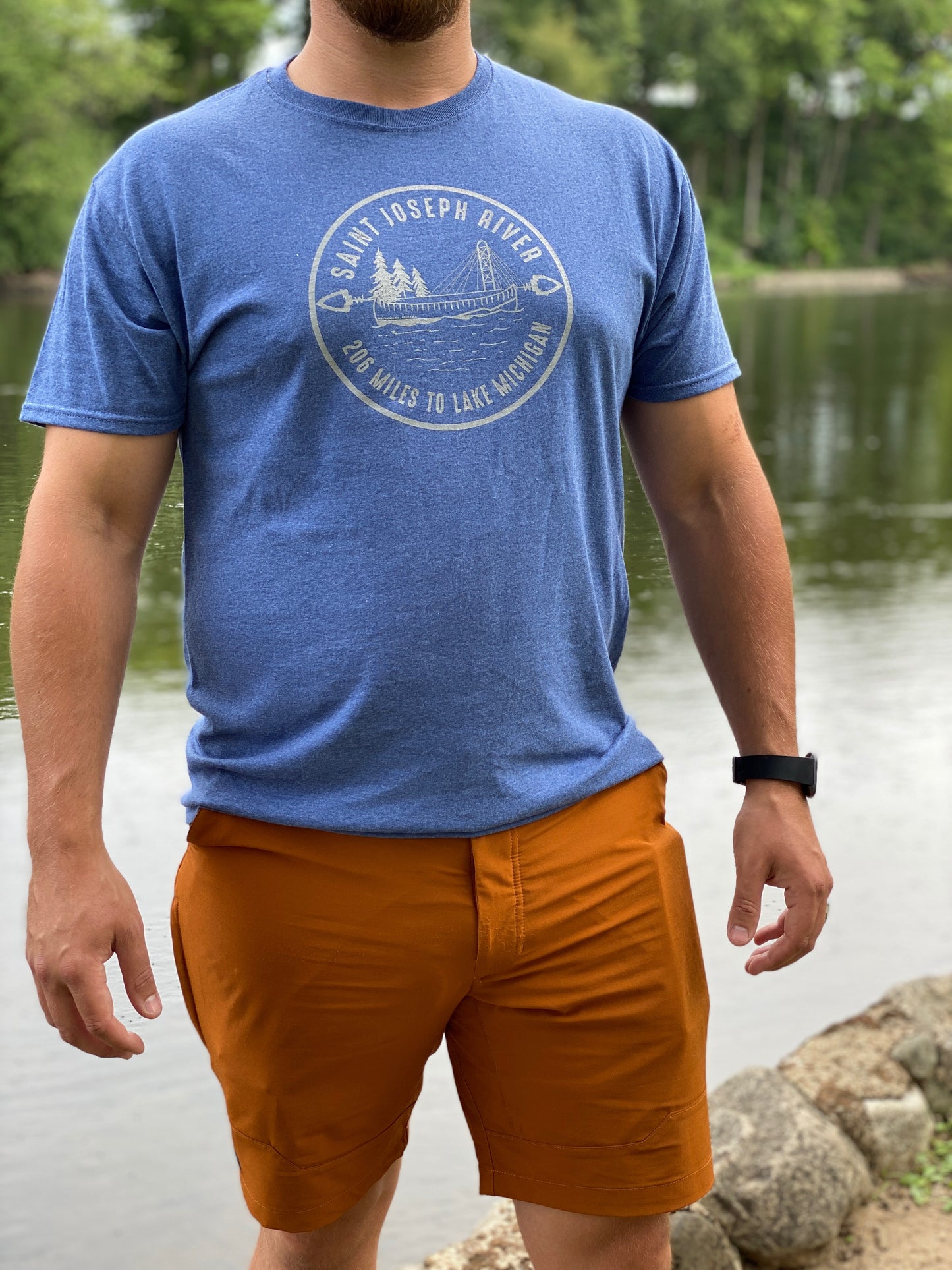Saint Joseph River to Lake Michigan Shirt - InRugCo Studio & Gift Shop
