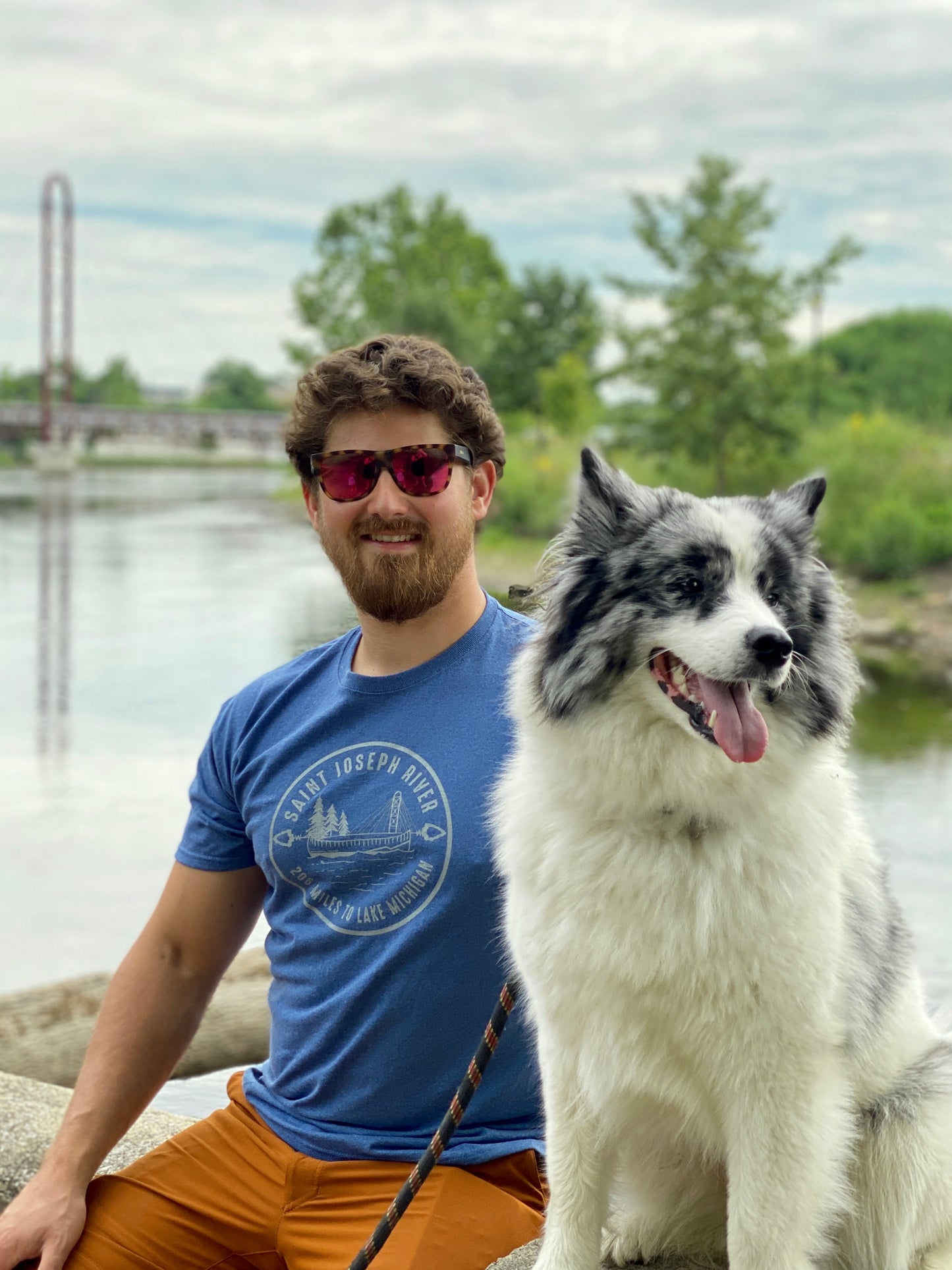 Saint Joseph River to Lake Michigan Shirt - InRugCo Studio & Gift Shop