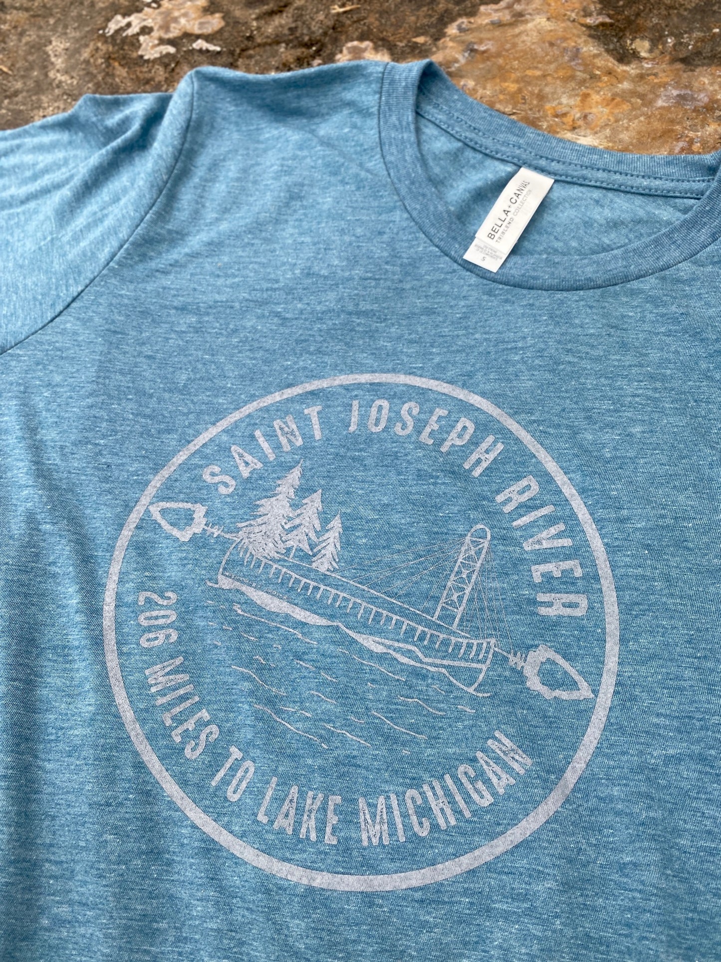 st Joseph river indiana long sleeve shirt