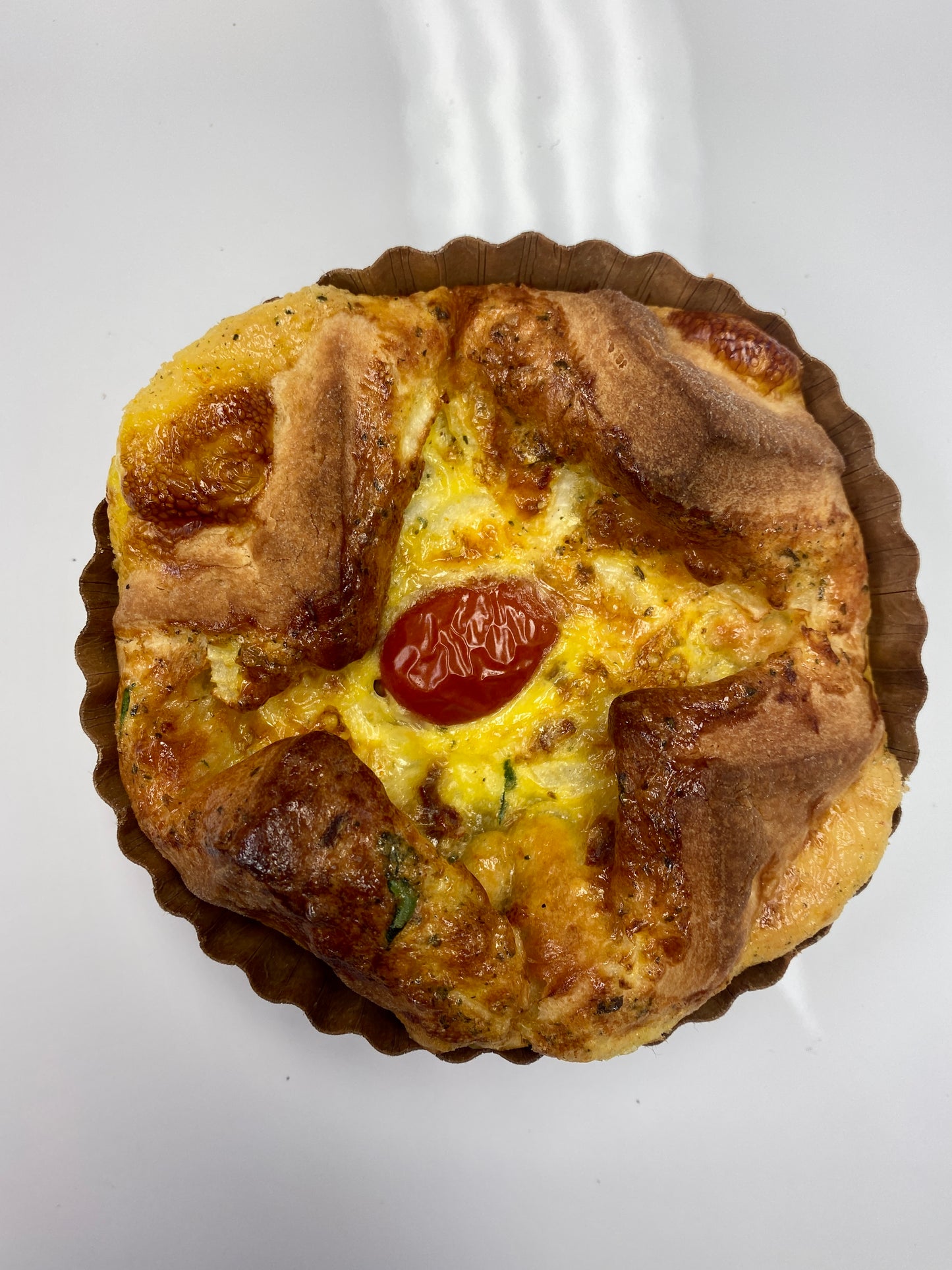 sun dried tomato breakfast quiche