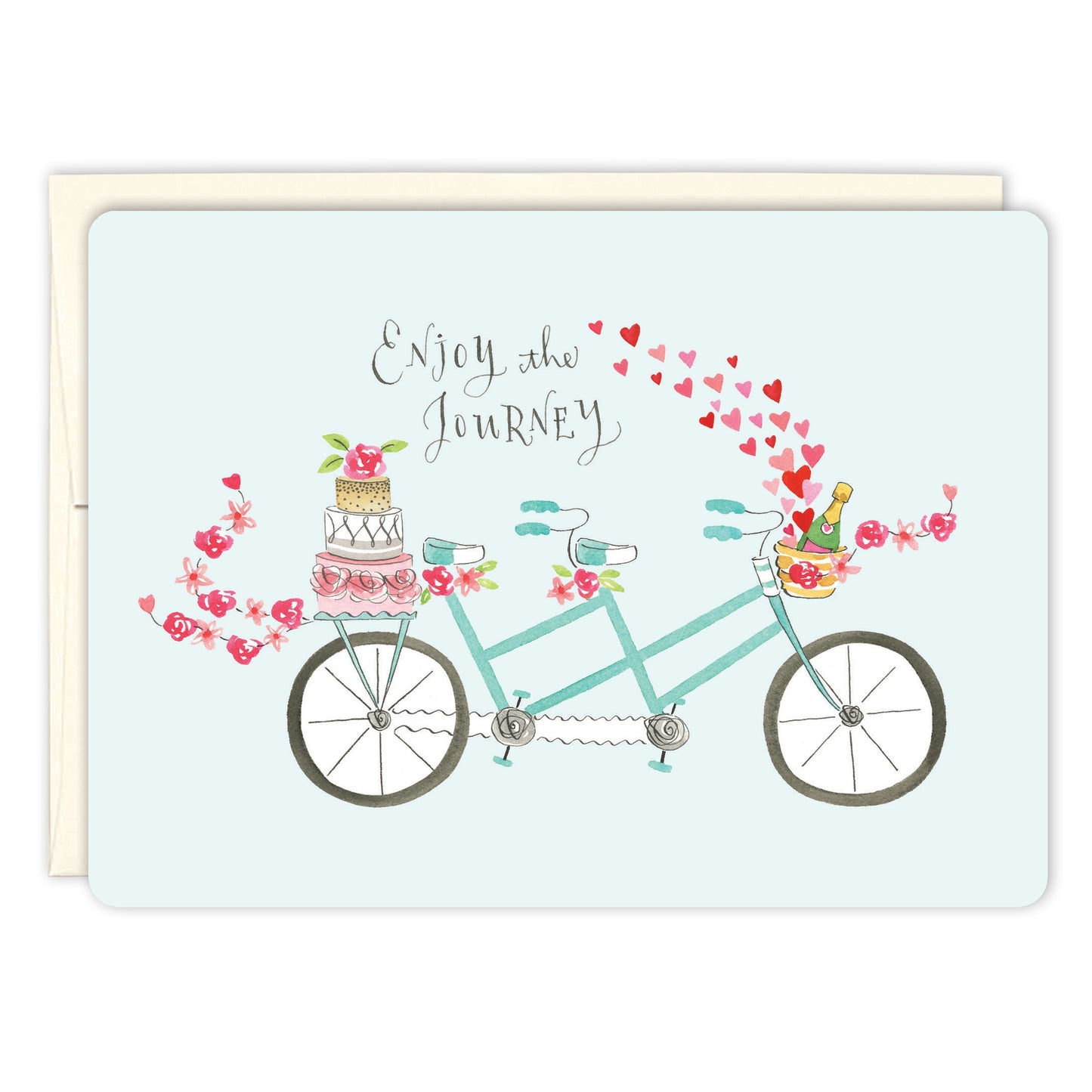 tandem bike enjoy the journey