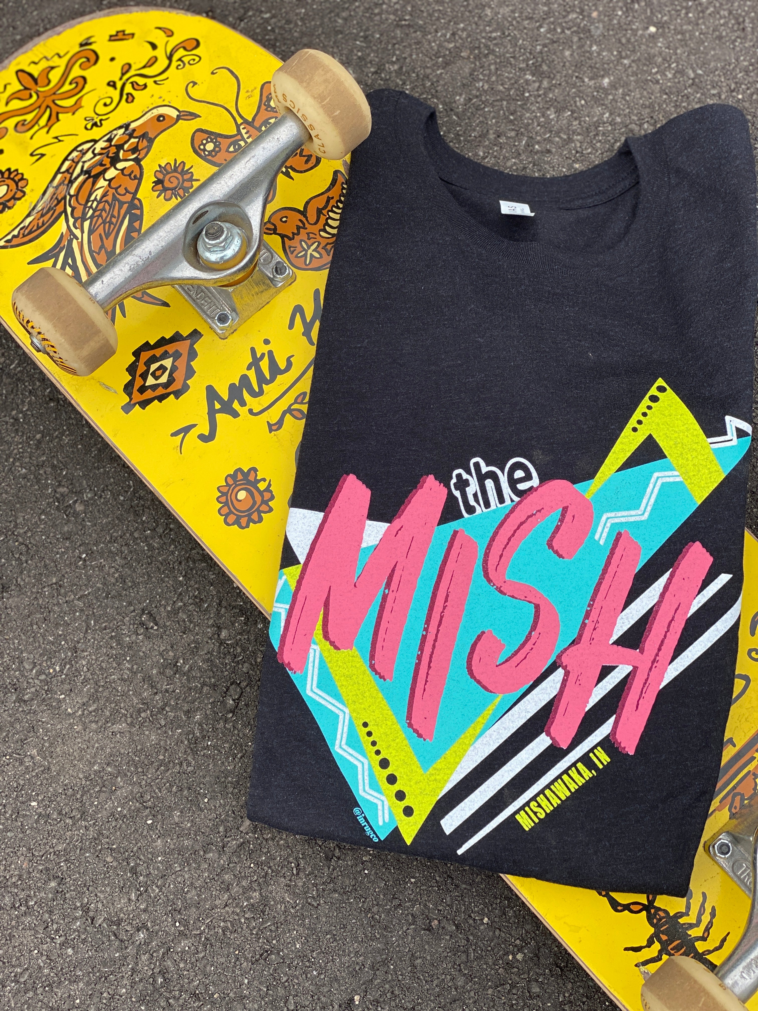 The Mish Retro Shirt 80s Style Mishawaka Indiana Tee InRugCo