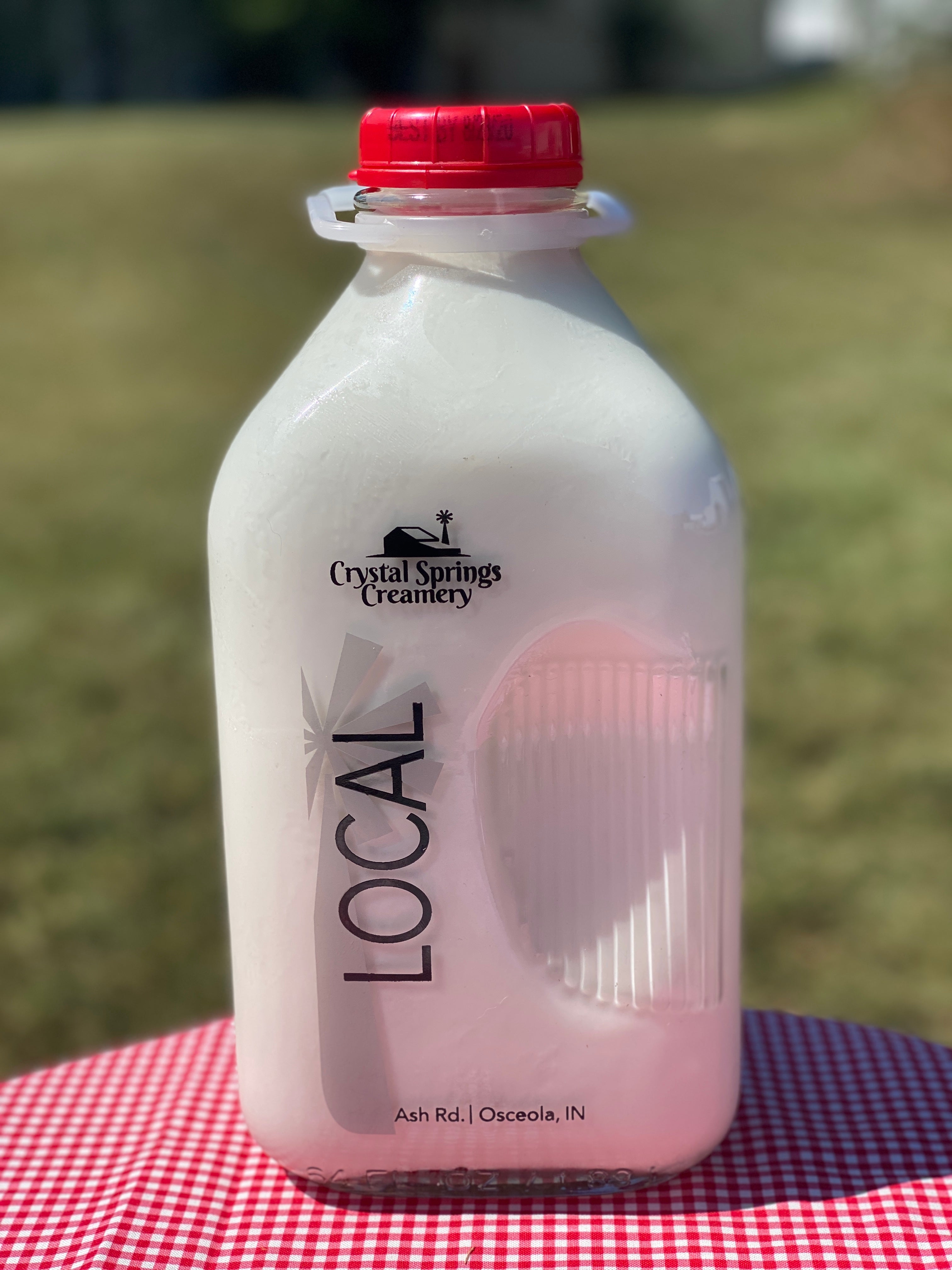 Crystal Springs Creamery Half Gallon Whole Milk InRugCo InRugCo