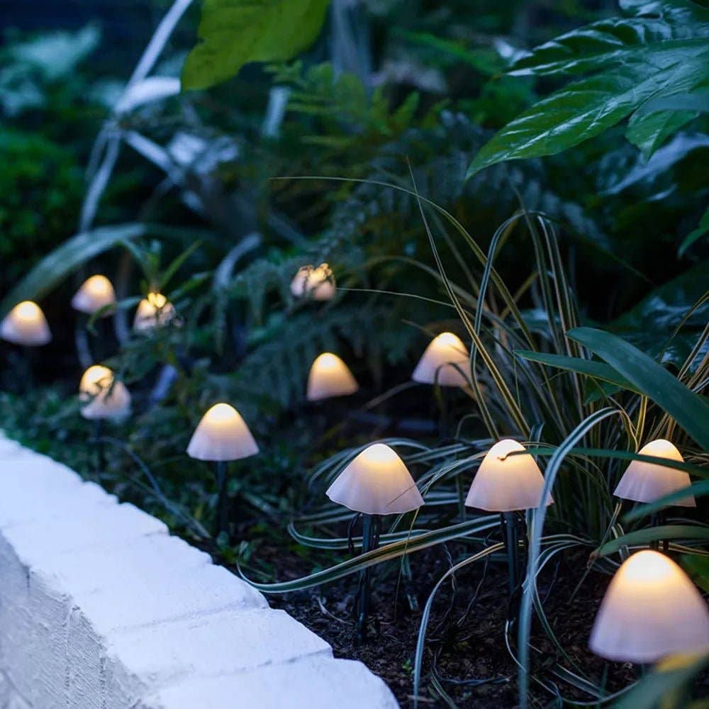 Solar Mushroom Garden Lights