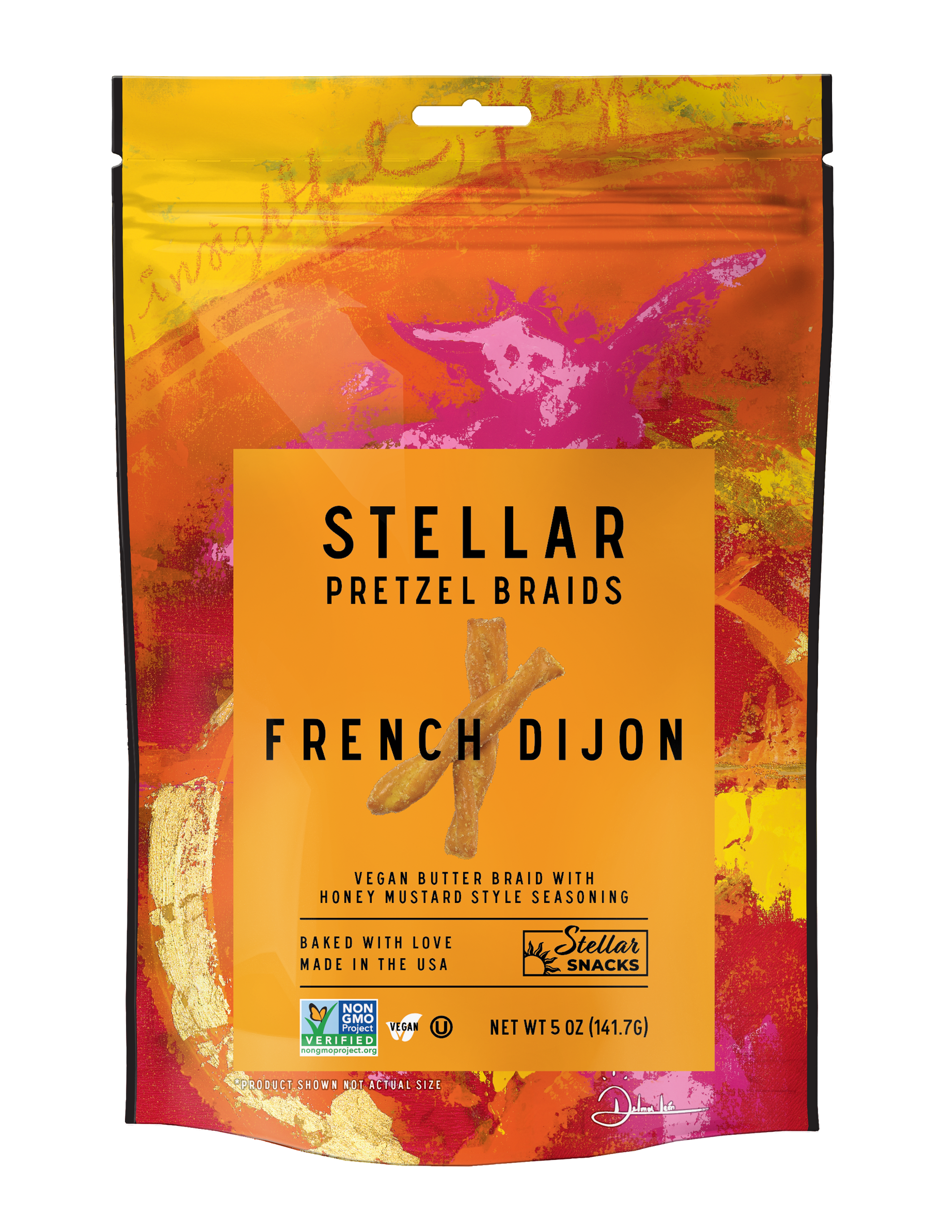 Stellar Pretzel Braids- French Dijon- 5oz - InRugCo Studio & Gift Shop