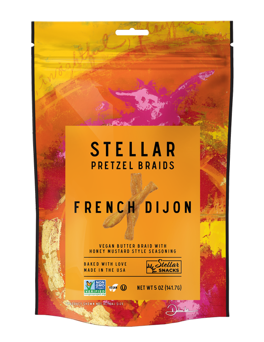 Stellar Pretzel Braids- French Dijon- 5oz - InRugCo Studio & Gift Shop