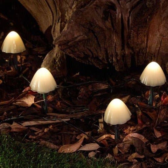 Solar Mushroom Garden Lights