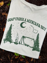 Load image into Gallery viewer, camp under a michiana sky shirt