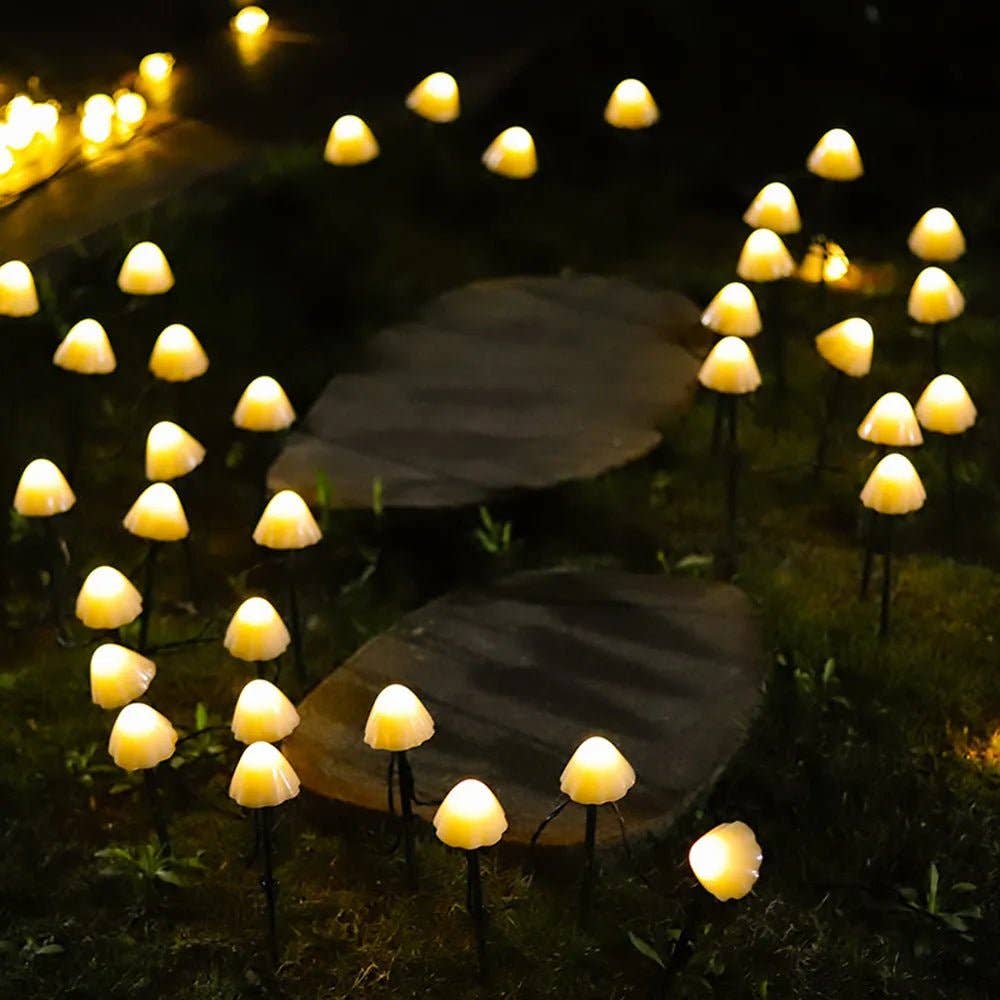 Solar Mushroom Garden Lights