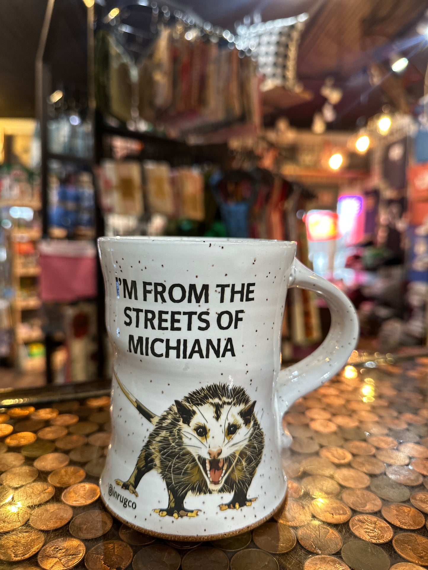 I'm from the streets of michiana coffee mug